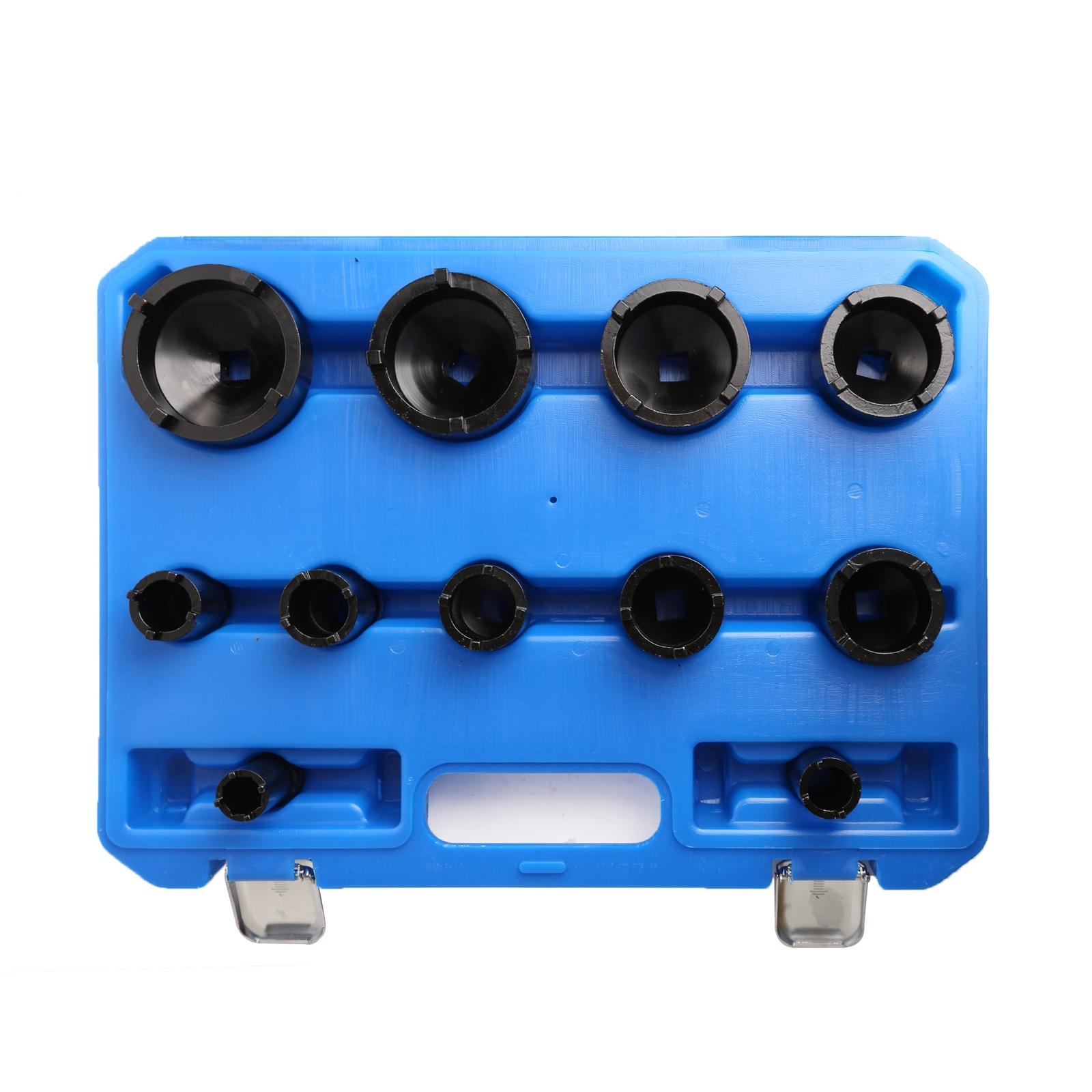 1/2″ Dr Lock Ball Joint Axles, 11pcs 22-75mm Special Socket Tool for Grooved Nut