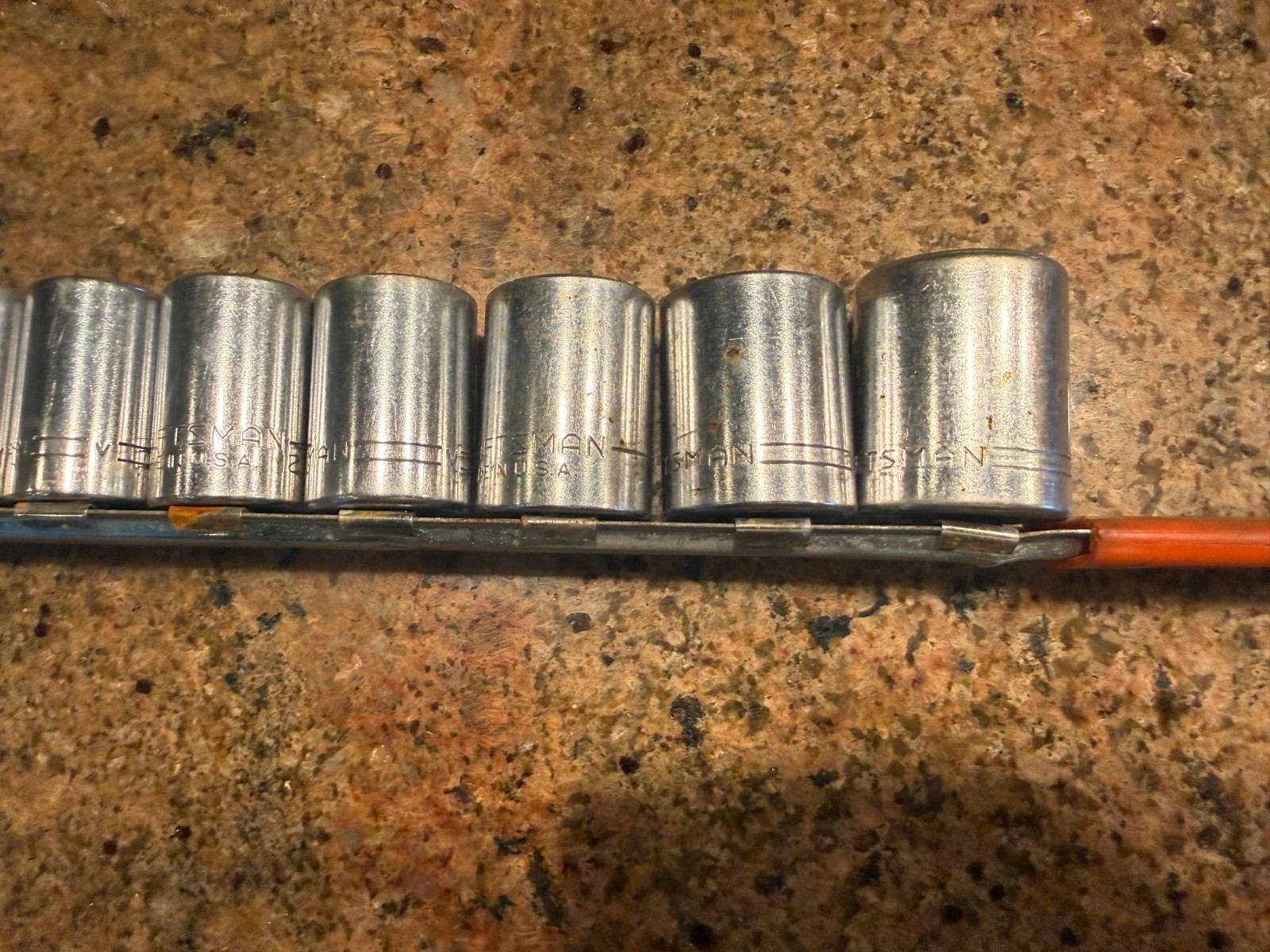Craftsman 9 Piece 3/8 Drive 12 Point SAE Socket Set Shallow