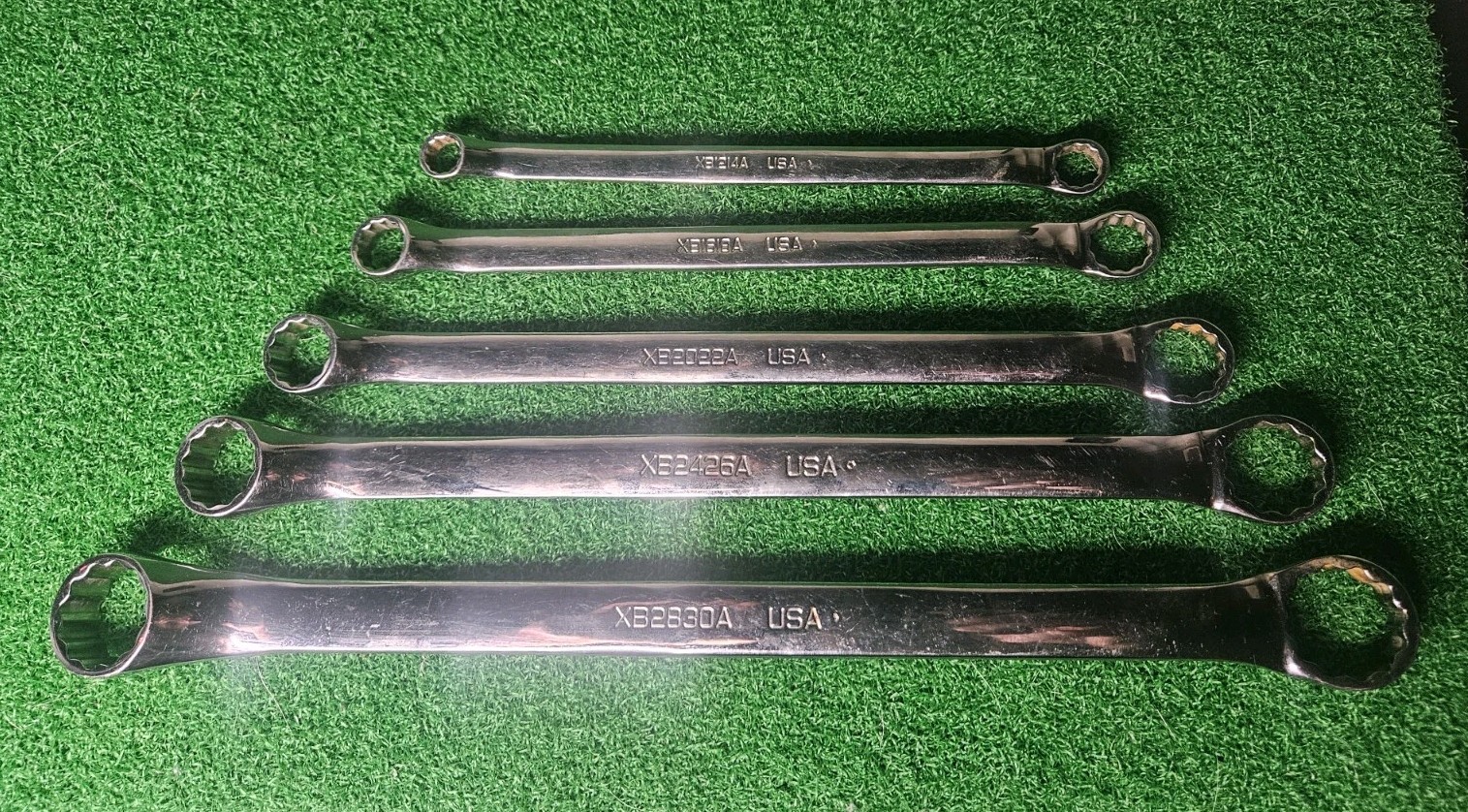 SNAP ON 5pc BOX END 12PT WRNCH SET From 3/8”to 15/16”
