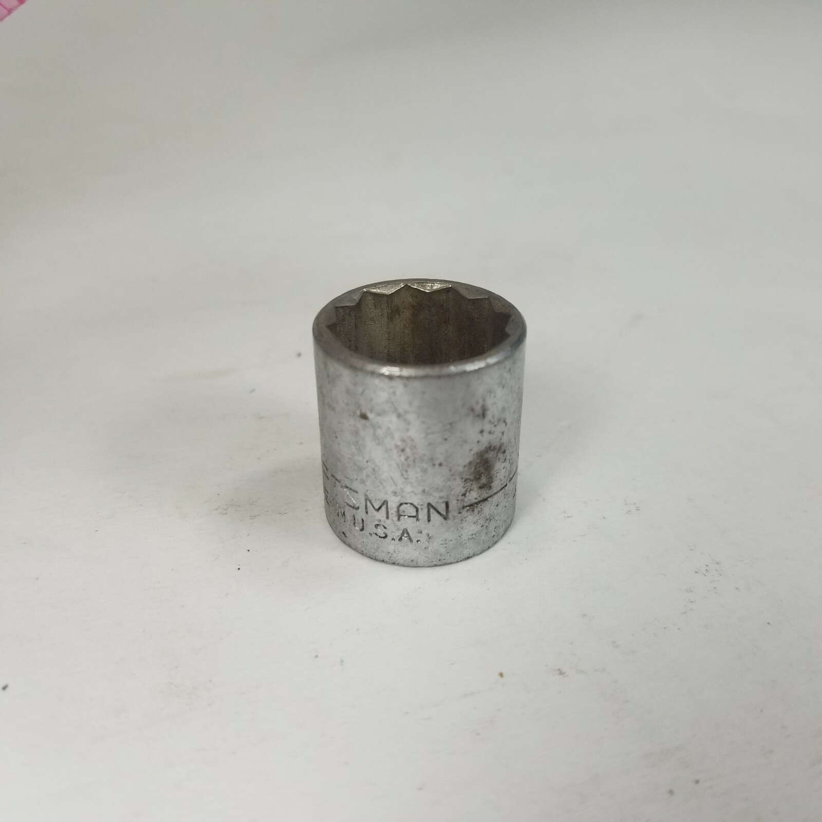 VINTAGE «CRAFTSMAN USA VV 44336″ SOCKET ~ 3/8″ DRIVE ~ 11/16» ~ 12 POINT
