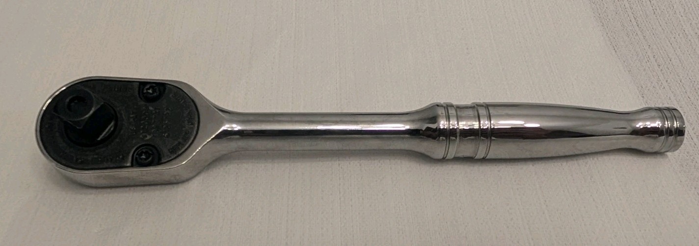 NEW Snapon 3/8” Drive FR80 Quick Release Standard Handle Chrome Ratchet