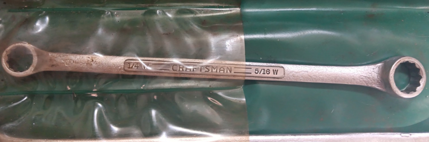 Craftsman 4296 British Standard Whitworth Box End Wrench Set
