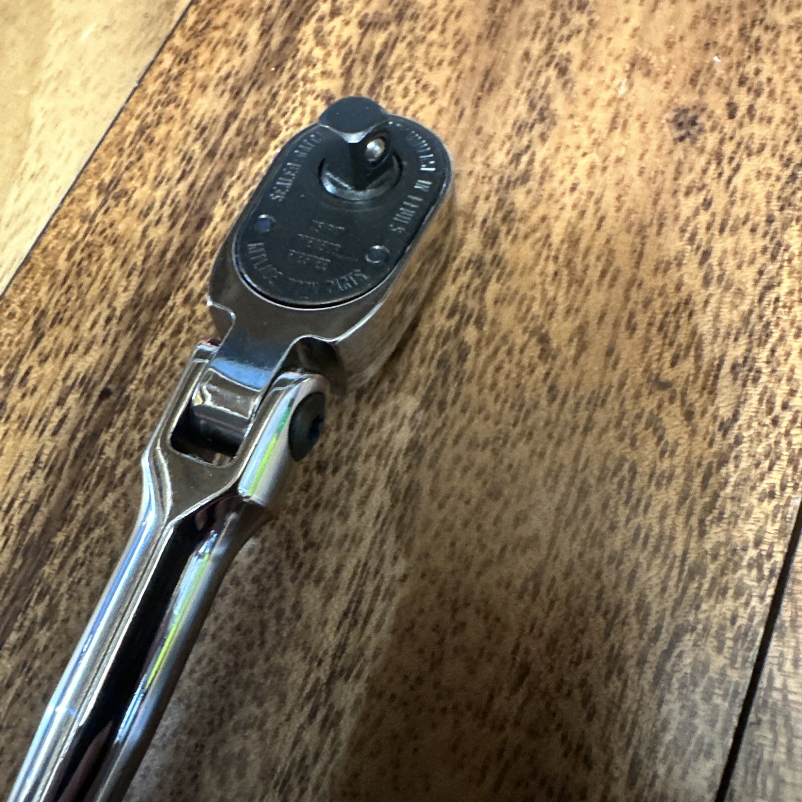 NEW Snap On 1/4″ THLLF72 X-Long DARK TITANIUM Soft Grip Flex Head Ratchet