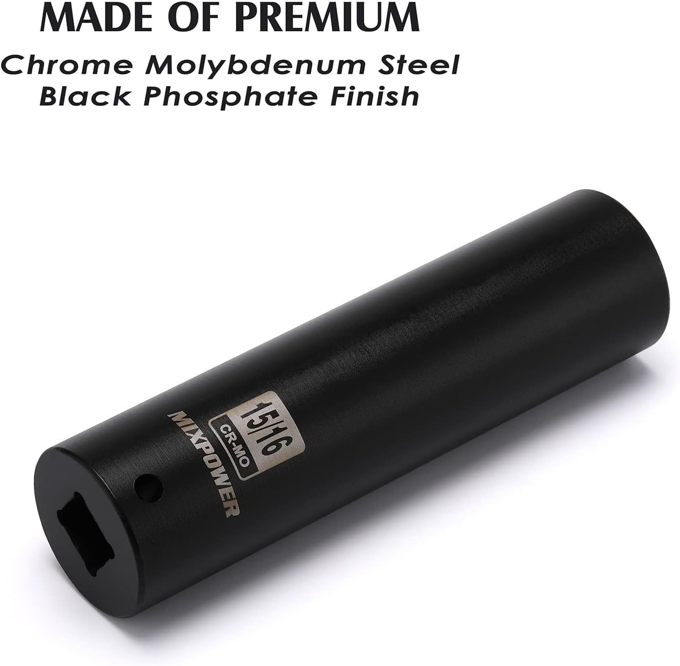 1/2» Drive High-Torque 15/16 Inch Deep Impact Socket – ANSI Compliant Socket