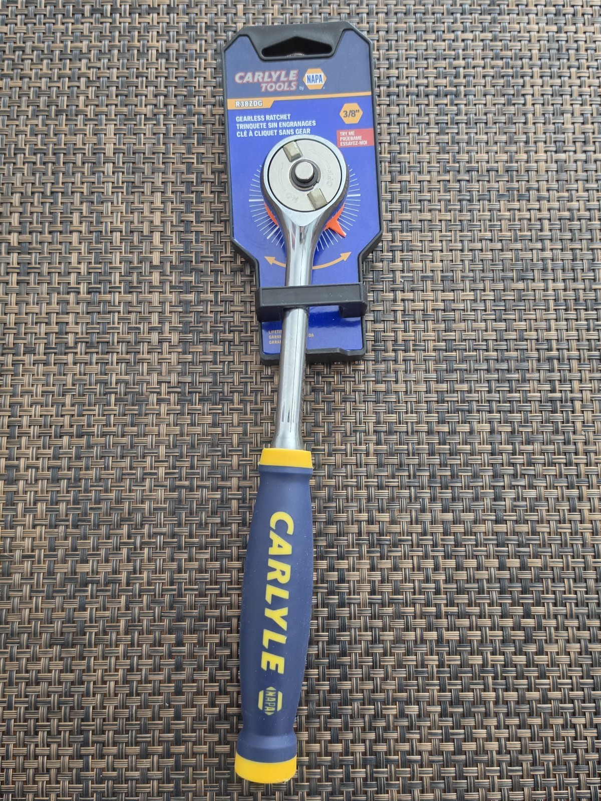 Napa Carlyle Tools 3/8″ Drive Zero Degree Gearless Ratchet R38ZDG BRAND NEW!