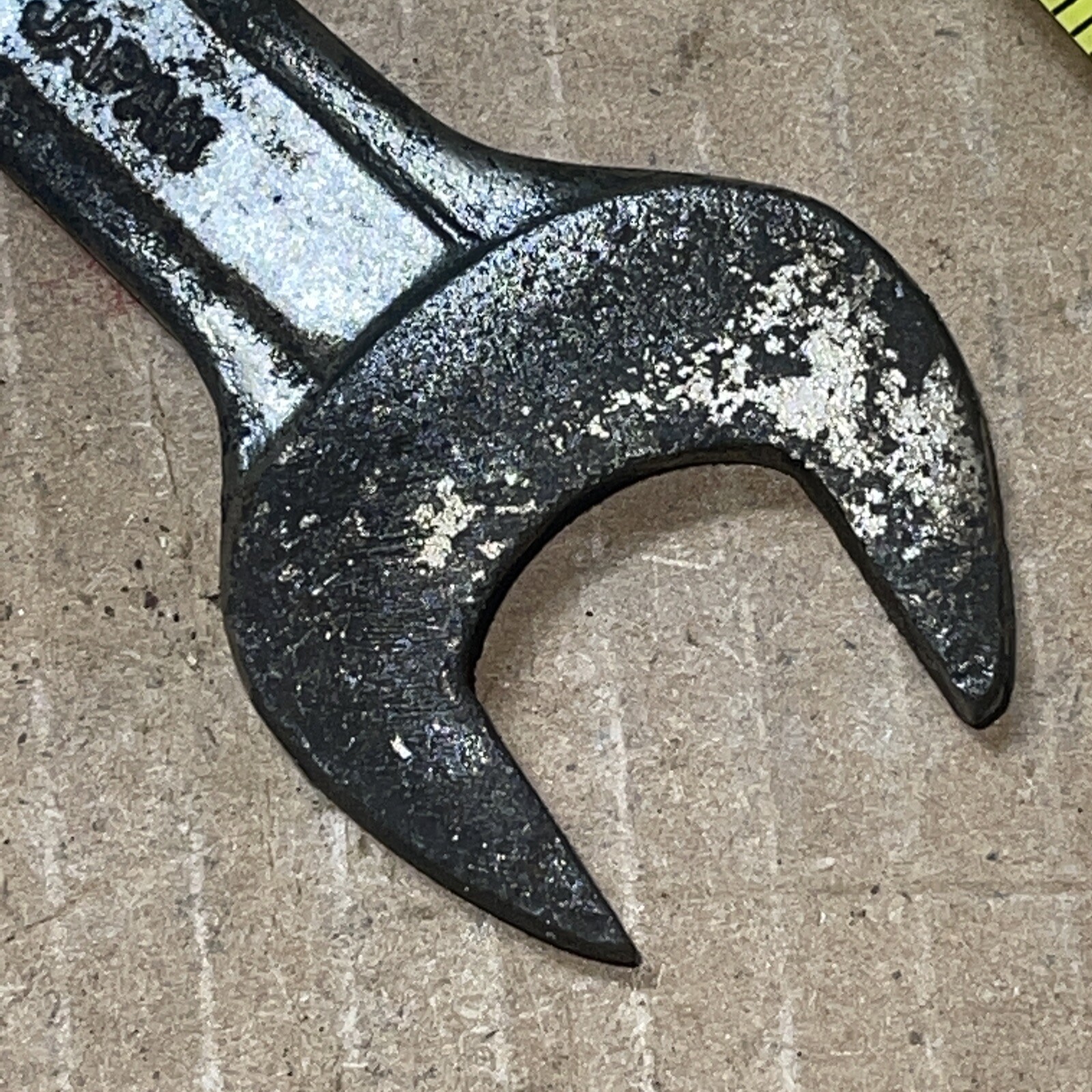 ASH (Asahi Metal Industries) Japan 7130 SAE 13/16 X 7/8 Open End Wrench Vintage