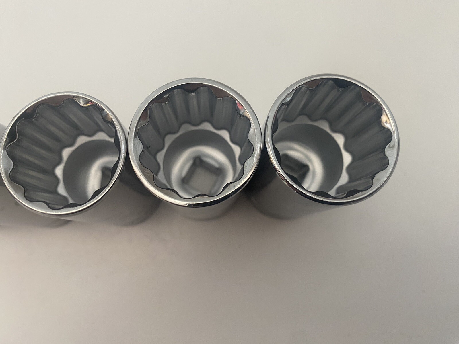 Blue Point 3/8” Deep 20-24mm 12 Point 5pc Set As Sold By Snap On New