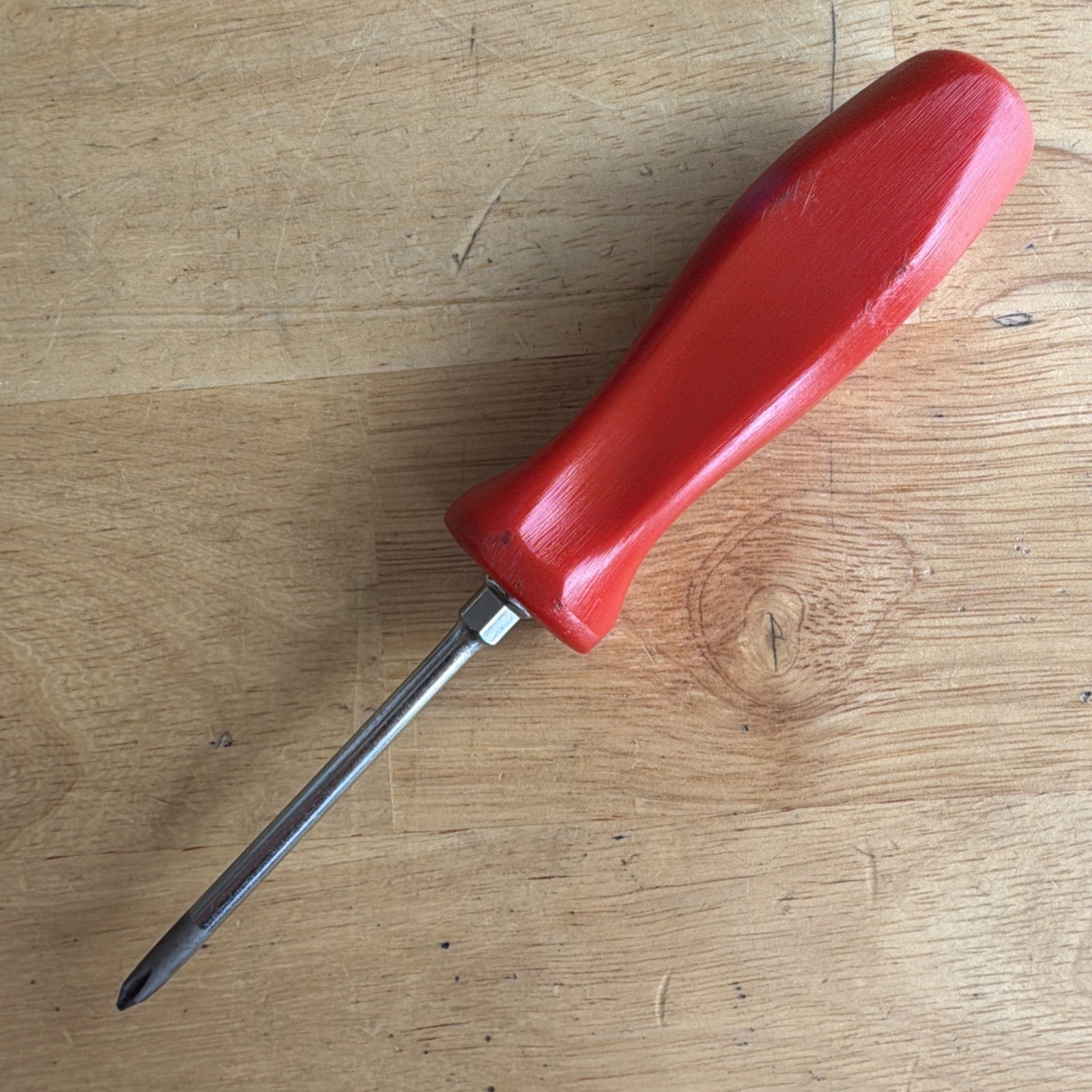 Snap On Tools P1 No. 1 Phillips Screwdriver Red Hard Handle SDDP31 USA READ!