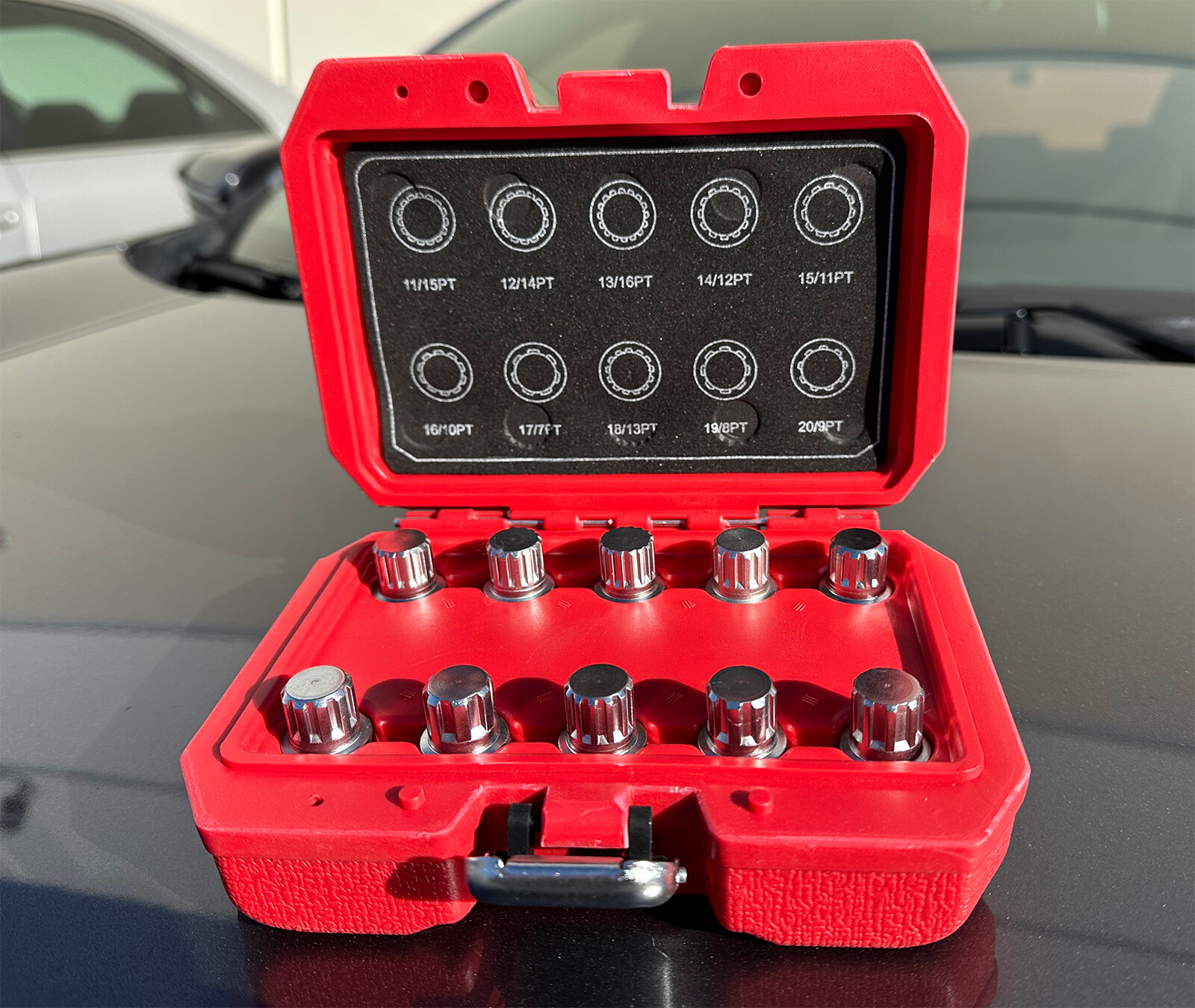 10pcs Master Spline Bit Anti-Theft Wheel Lock Key Lug Nuts Remover Kit 4 BMW