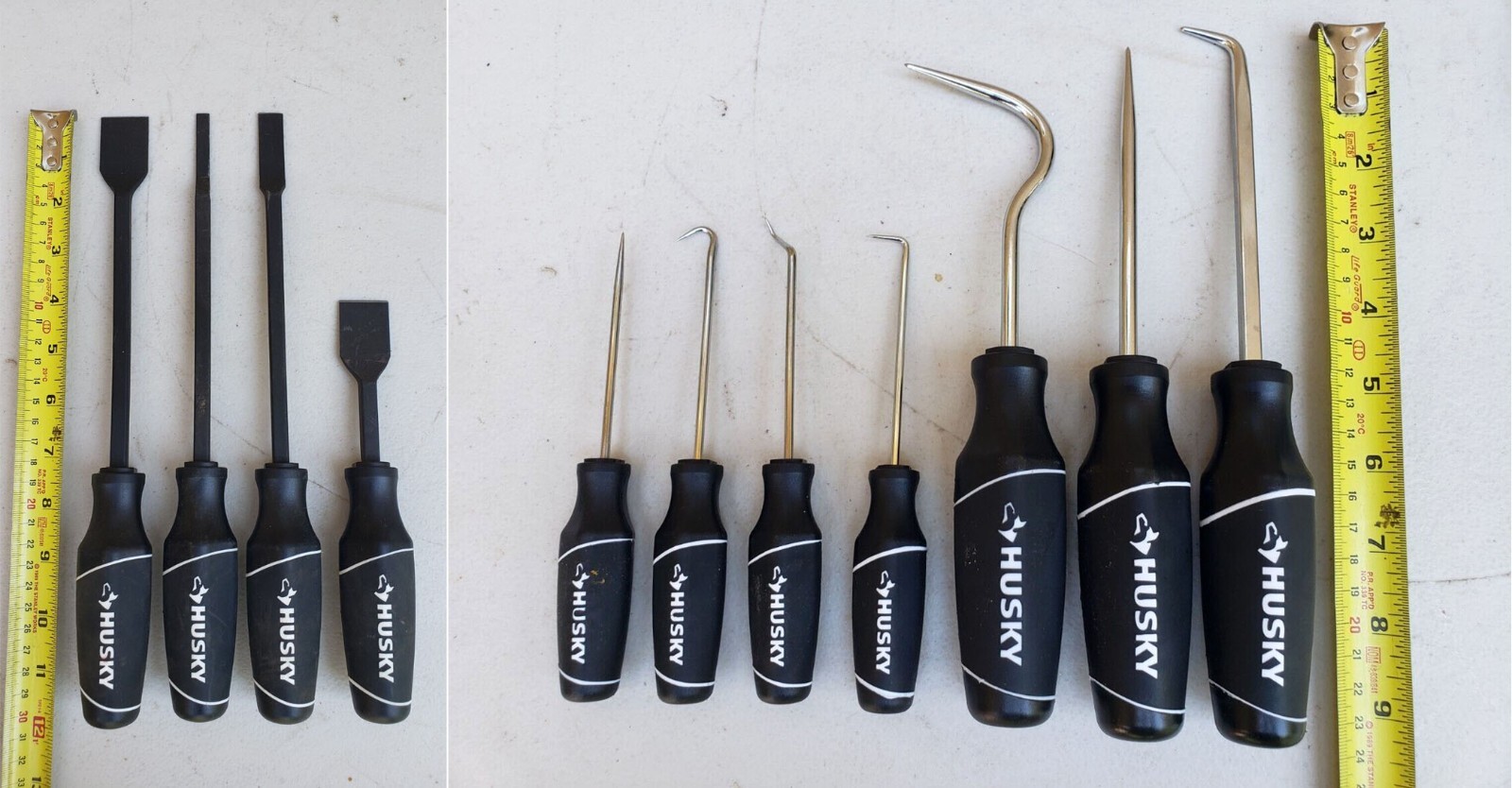Husky Hook and Pick Set #1005020921 and Hand Scraper Tool Set #1005022484