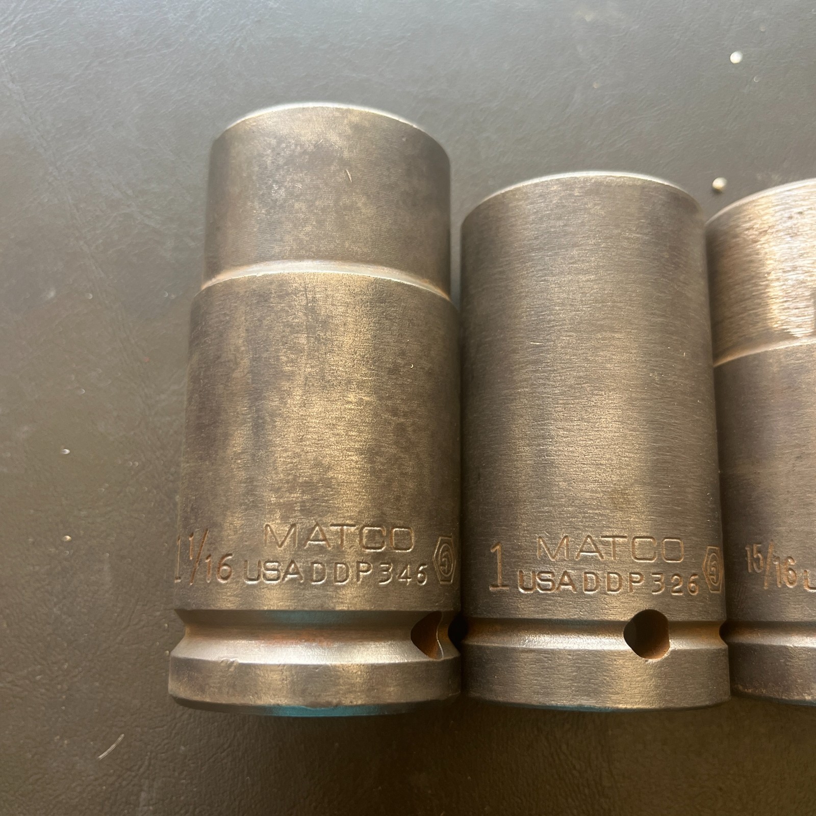 Matco 3/4″- 1-1/16″ Deep Impact Socket 6 Point 3/4″ Drive DDP246-346 – 6pc
