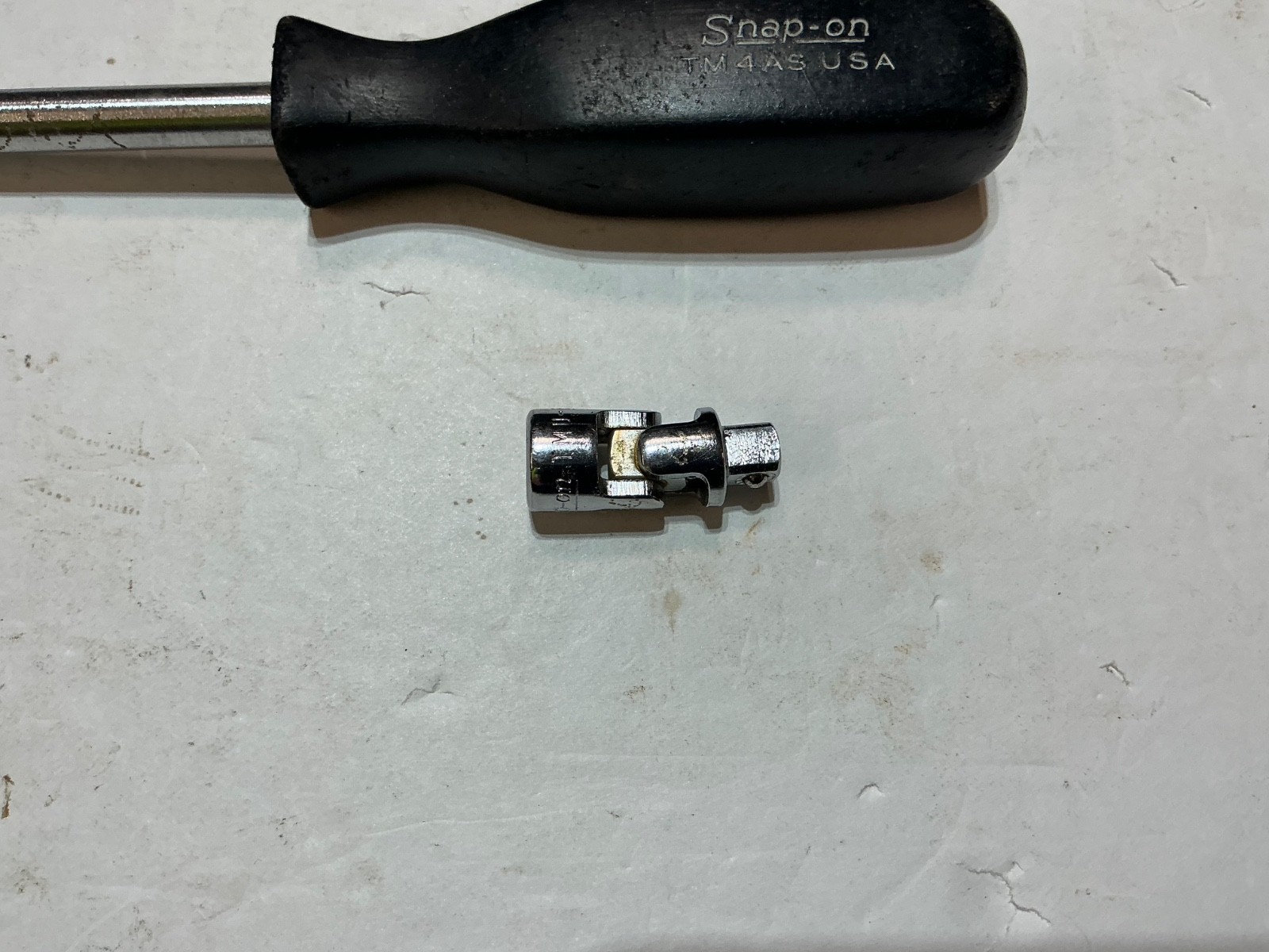 Snap-on 1/4″ Drive spinner Handle / extension TM4AS plus 1/4 universal TMU8 USA