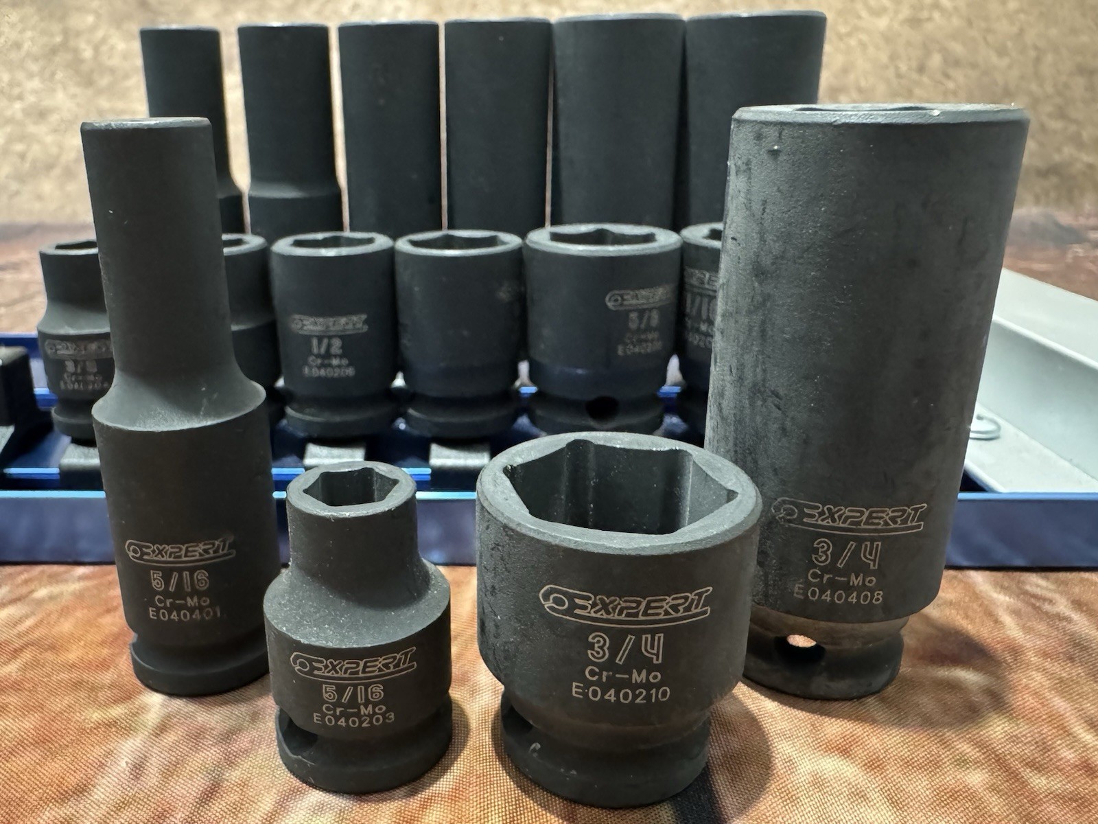MAC Tools Expert E041643 42pc. Combination Socket Set – MISSING 1 ADAPTER
