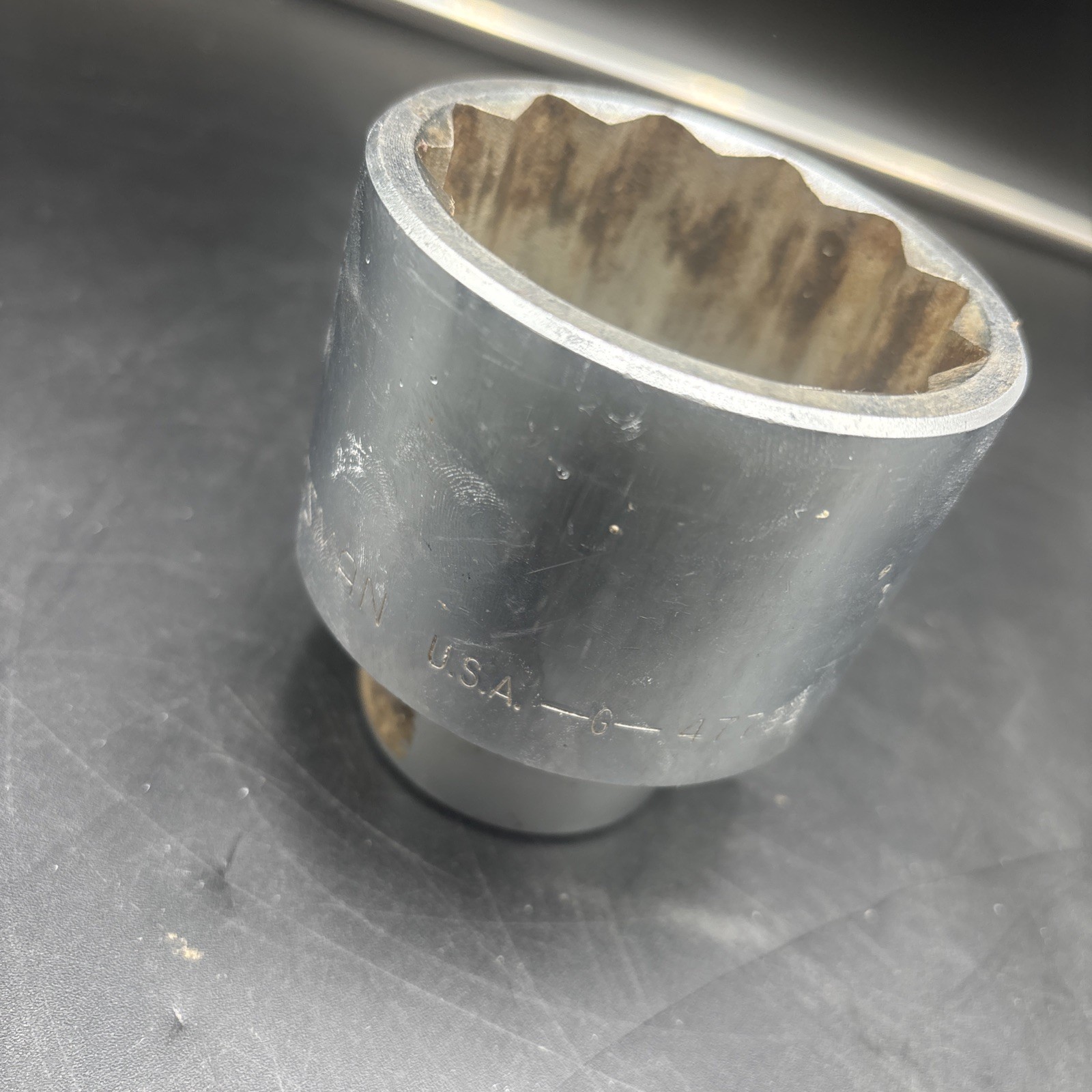 Craftsman 2-1/4″ 12 point 3/4″ Driver Socket U.S.A. G-47792 2.25 Inches GUC