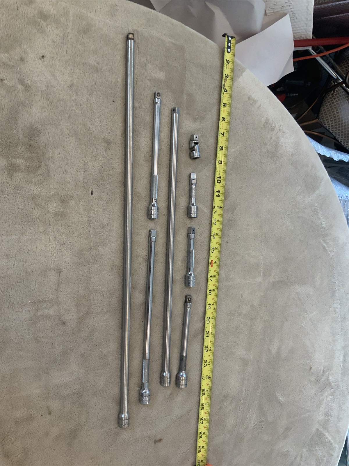 Snap On 3/8 Extension Set, See Pics….different Years I Think, All Snap On….m