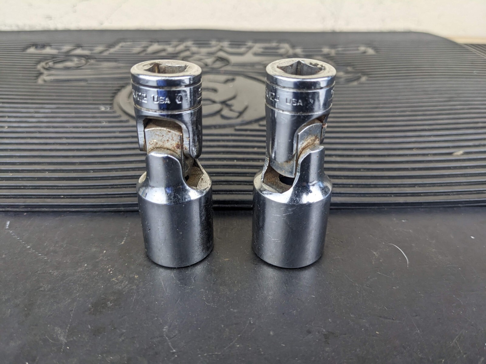 #bd209 Snap-on 3/8 Drive Deep Swivel Sockets SAE 3/4″ 11/16″ FSU22 FSU24