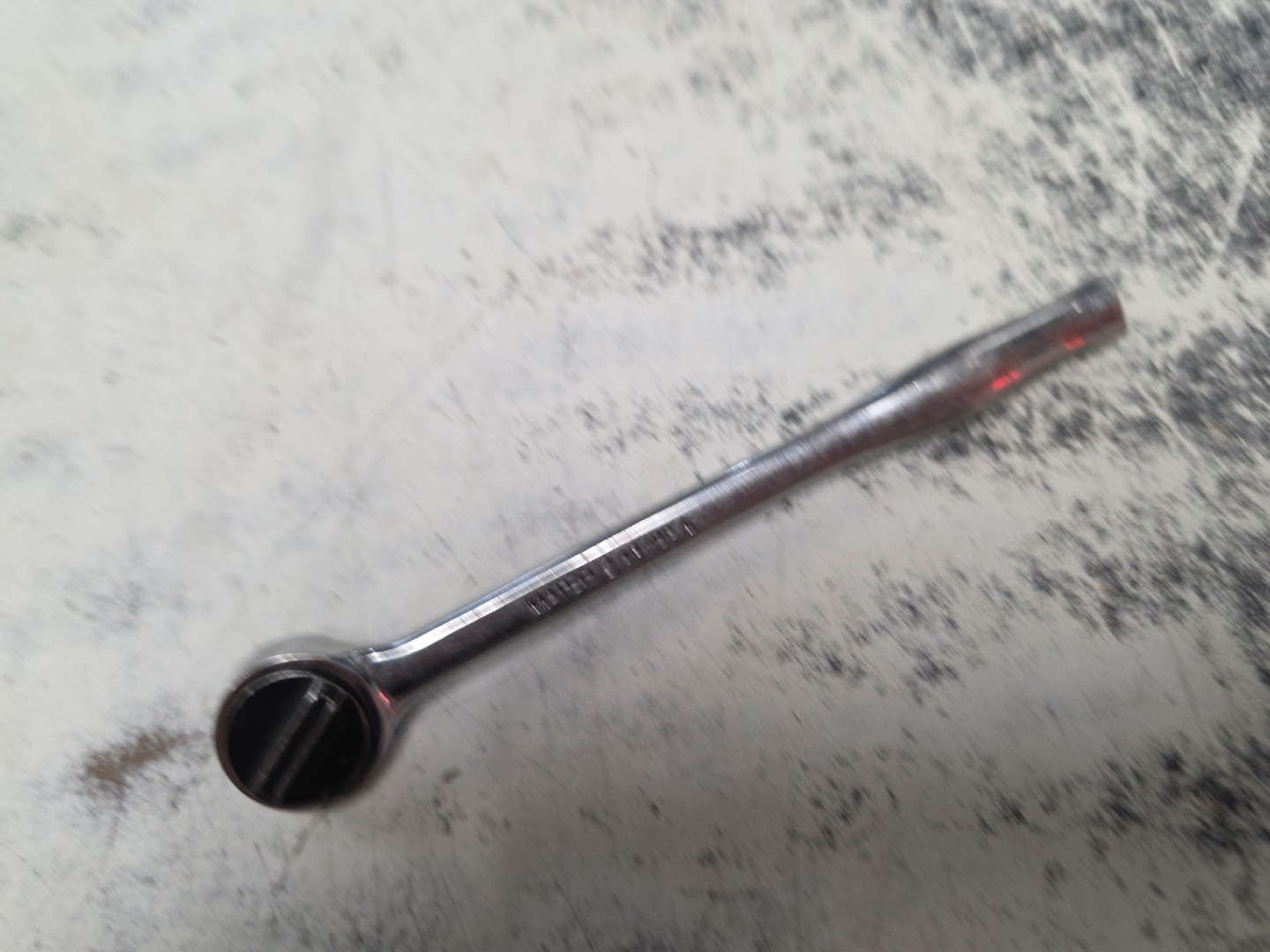 RARE MATCO TOOLS 1/4 DR 7-1/4 INCH EXTRA LONG HANDLE ROUND HEAD RATCHET AR7DP KR