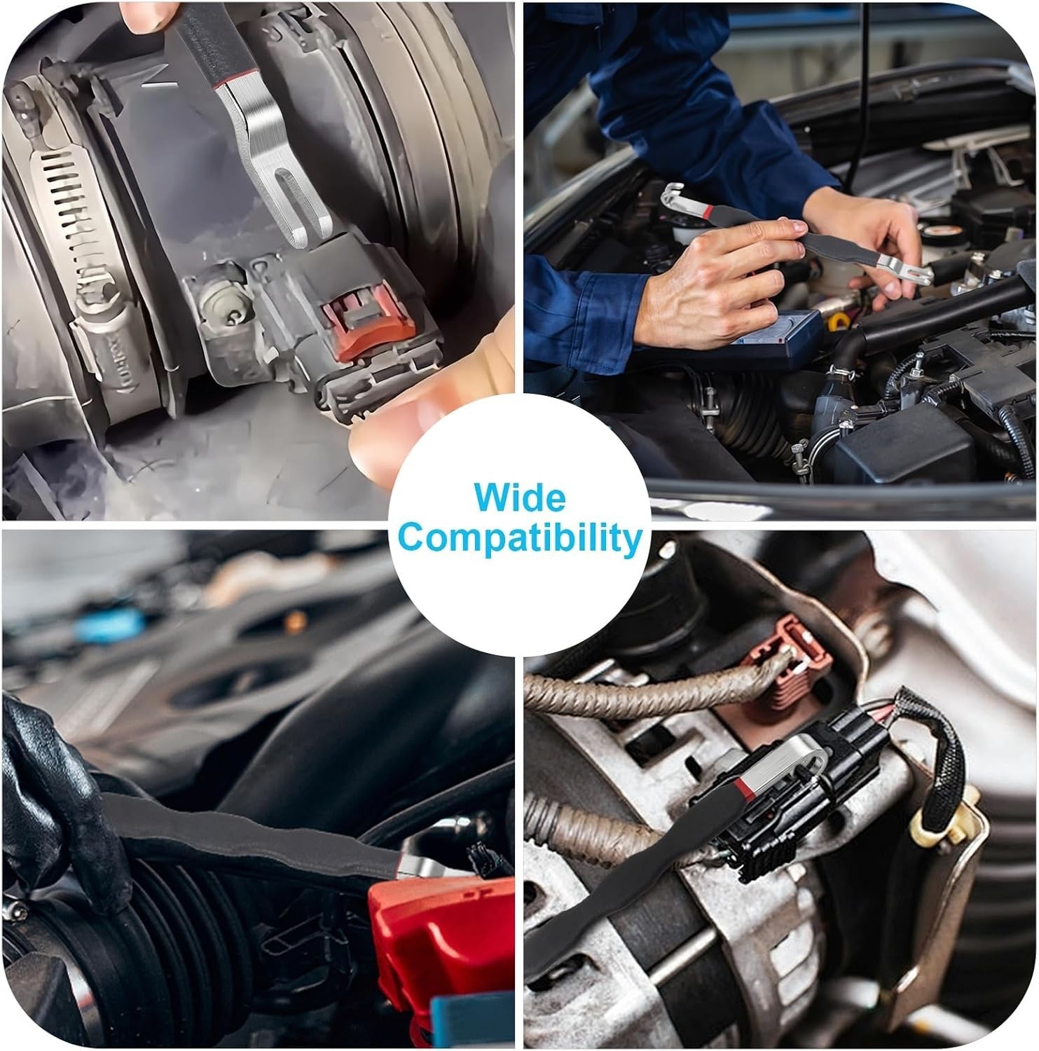Precision Connector Separator Tool for Safe Automotive Electrical Disconnection