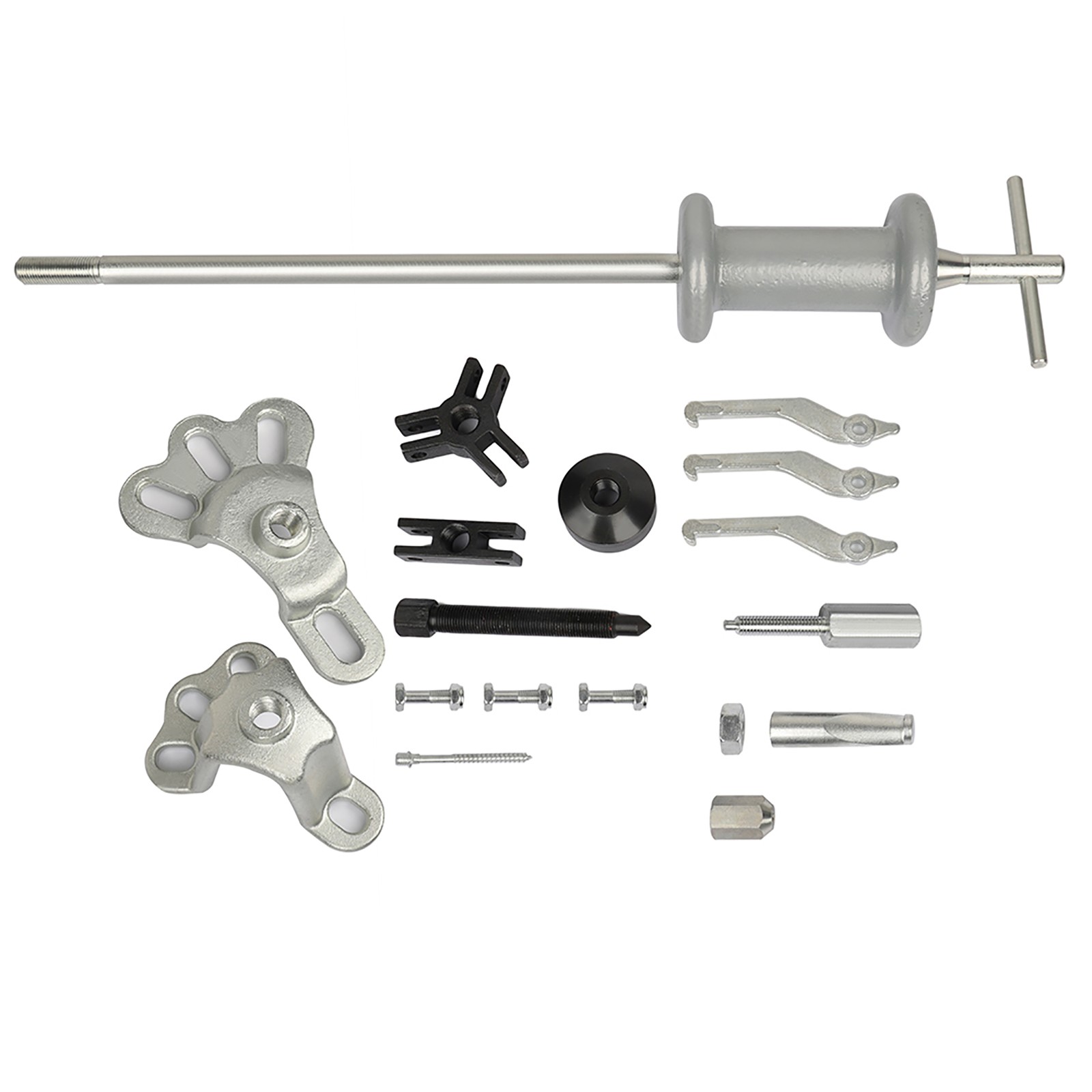 17X Slide Hammer Dent Puller Tool Kit Wrench Adapter Axle Bearing Hub Auto Kits