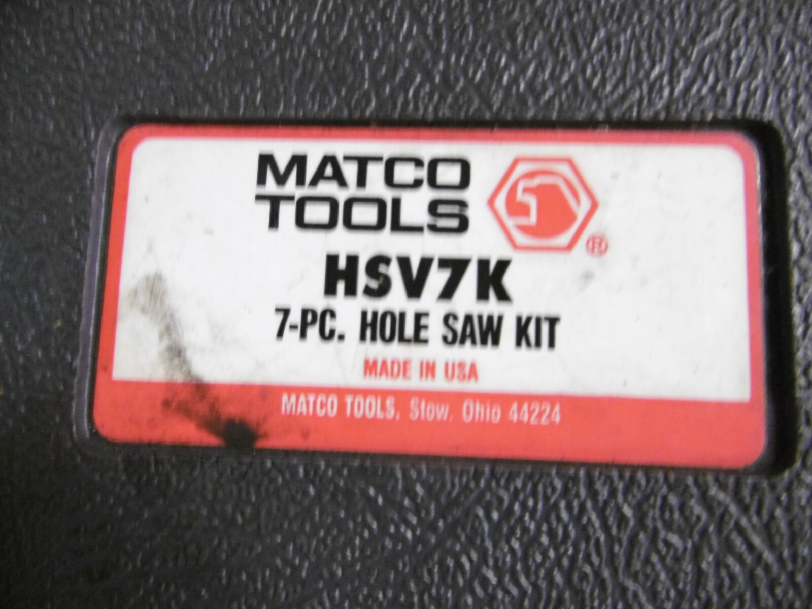 Matco Hole Saw Kit HSV7K