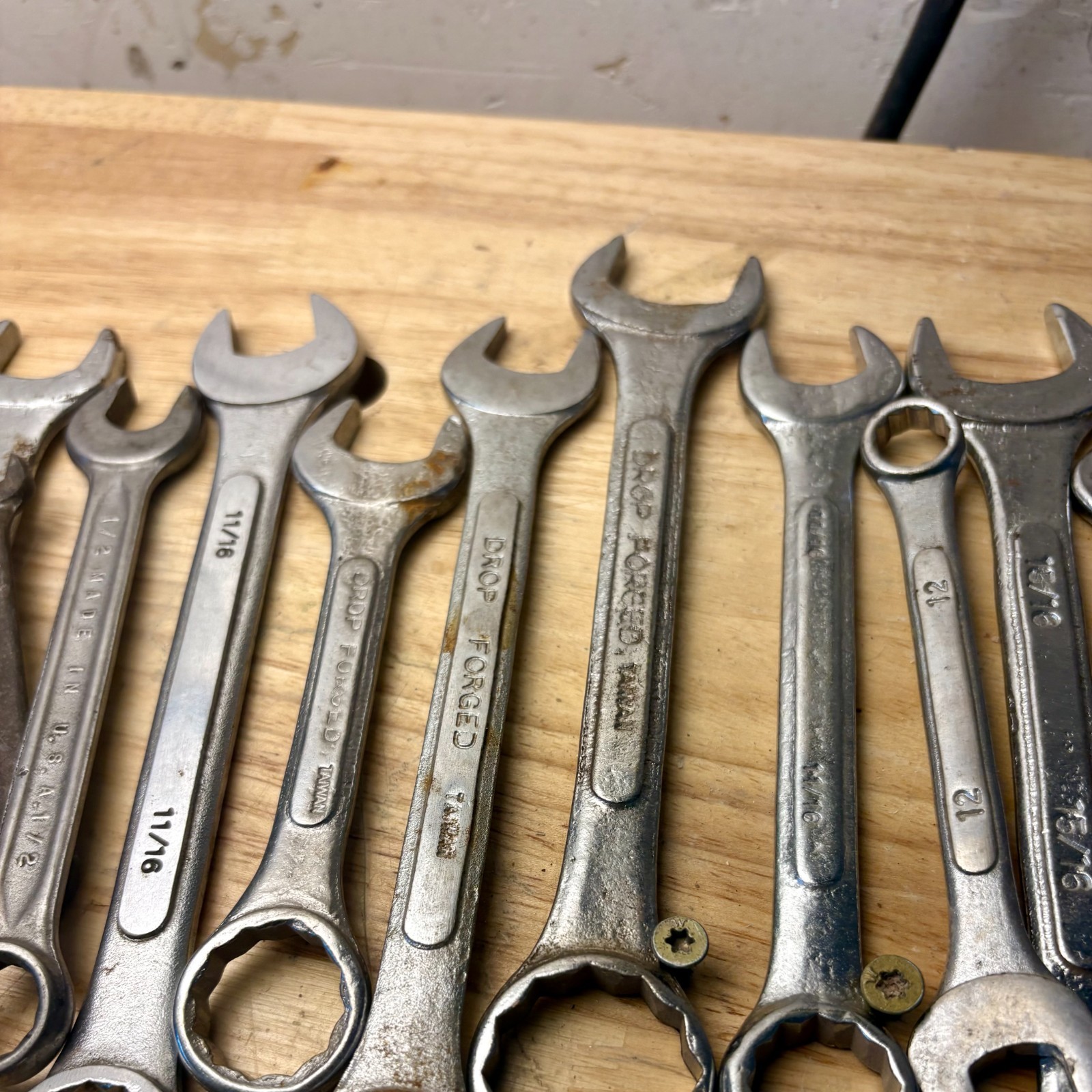 36 Pc Mixed Wrench Lot Mechanic Hand Tools SAE Metric Assorted Unbranded Set