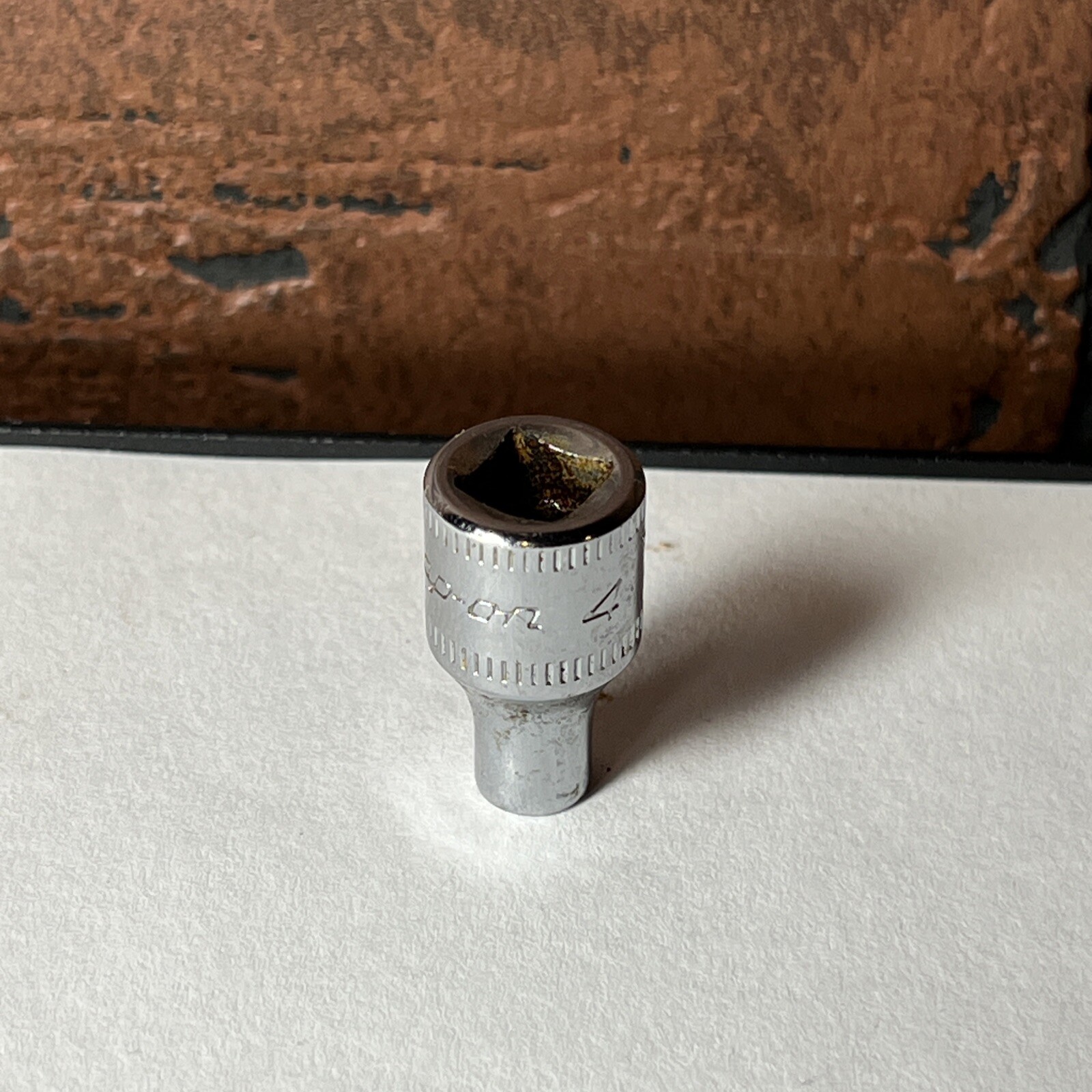 Snap On USA 4mm 6 Point 1/4″ Drive Shallow Socket TMM4 4 MM