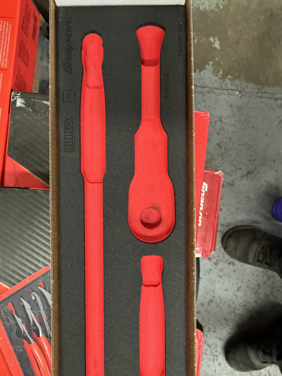 New Snap-on™ 1/2″ drive Flex Head Ratchet Set SKF80A SF80A SLF80A Foam Holder