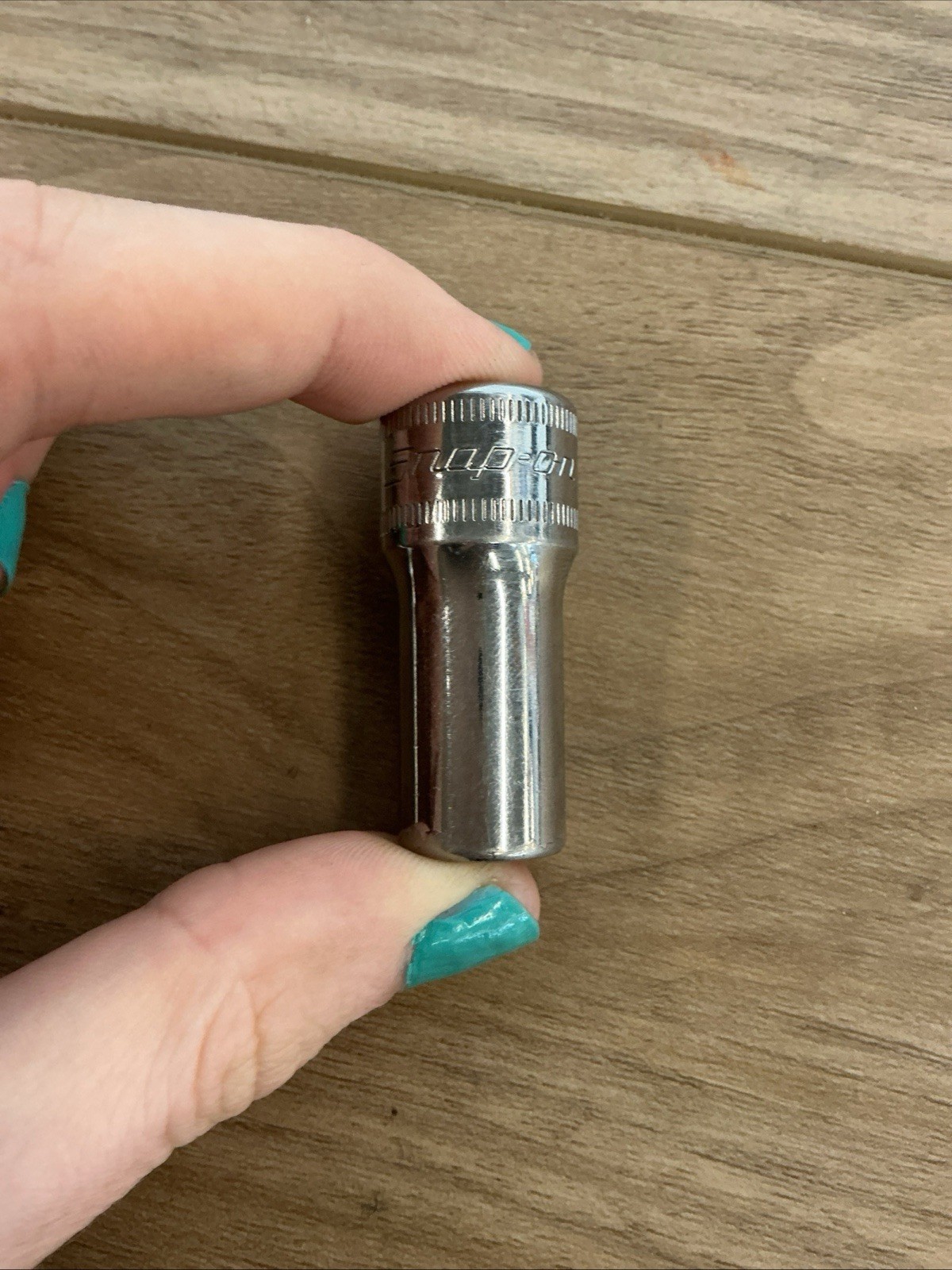 Snap-On FMS10A 10mm Metric 3/8″ Drive 12 Point Semi Deep Chrome Socket
