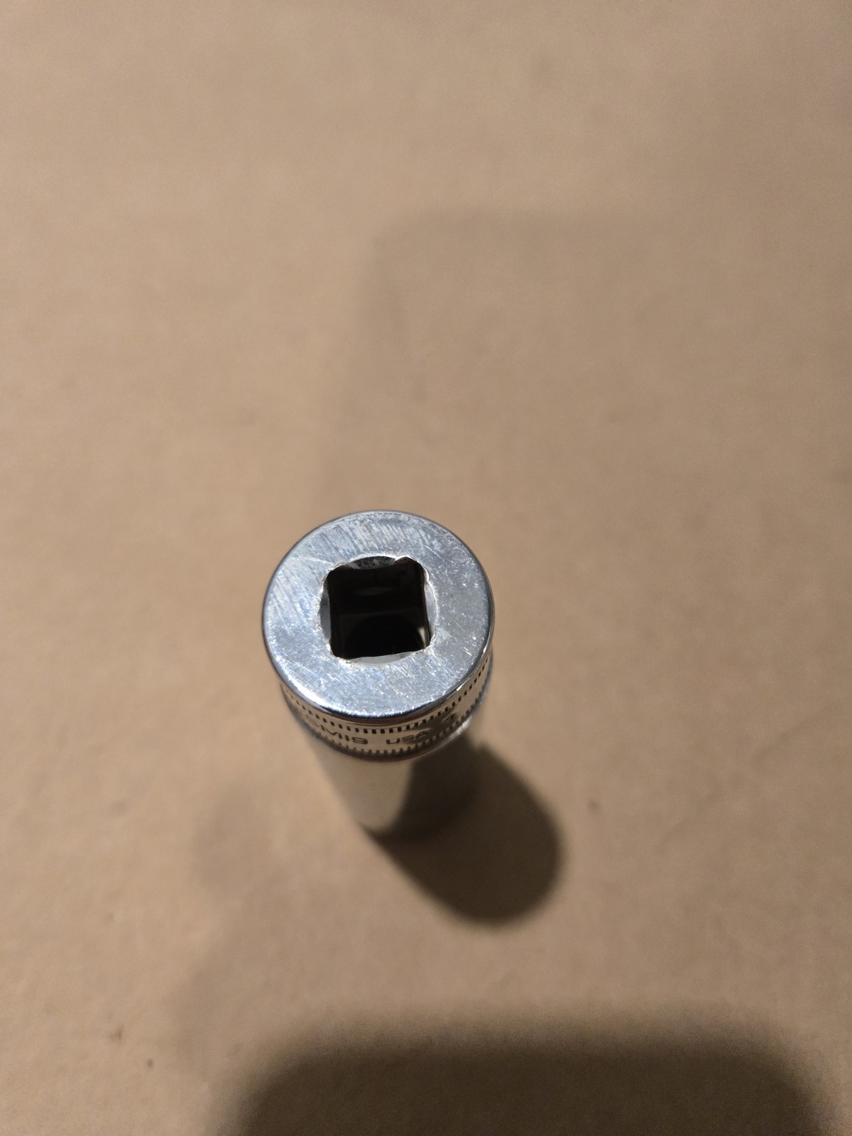 Snap On 3/8″ Drive 19MM 6PT Metric Deep Chrome Socket USA SFSM19