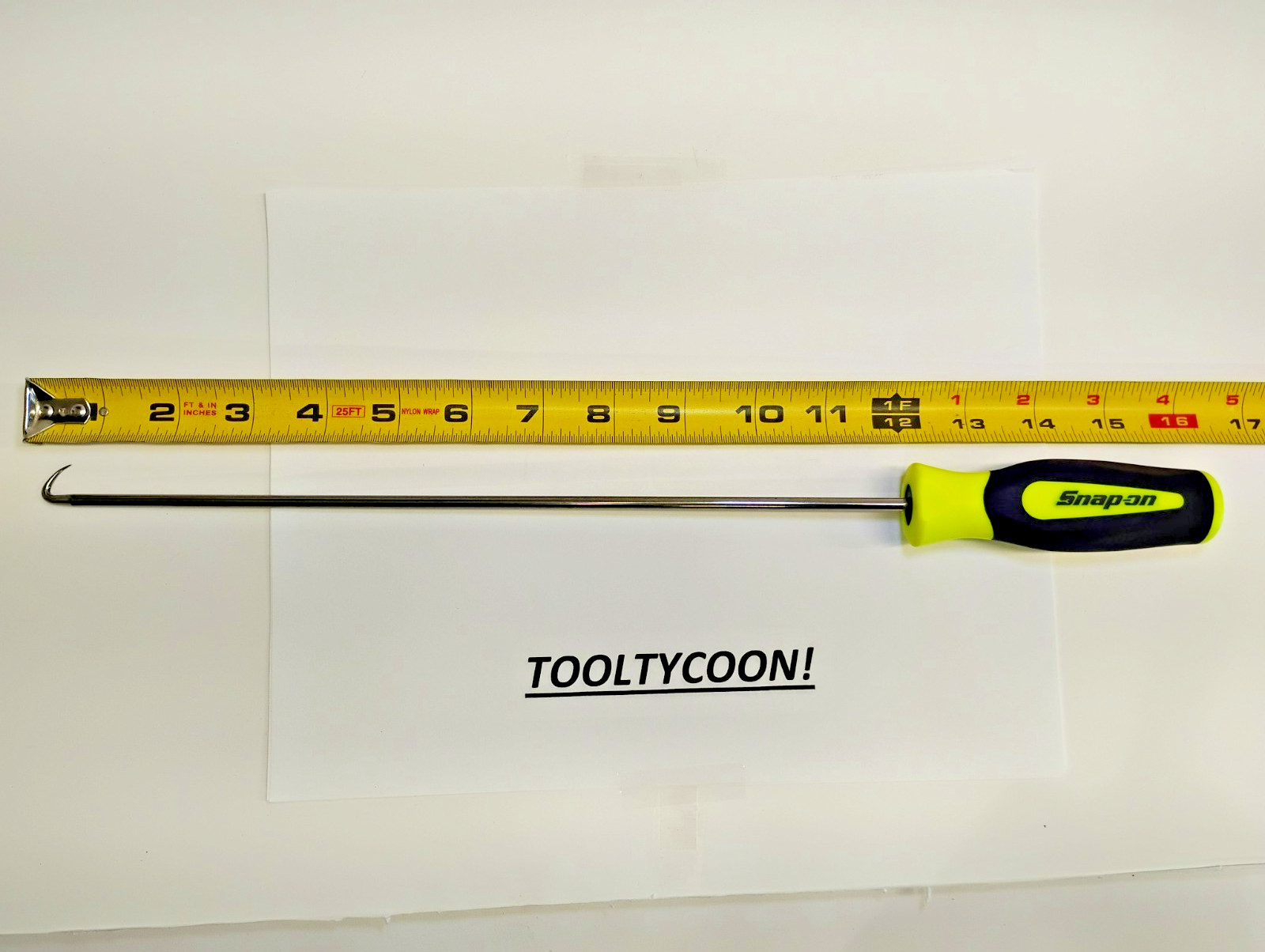 Snap-on Tools USA NEW HI-VIZ Soft Grip X Long 45° Heavy Duty Pick SGL12ASH45BHV