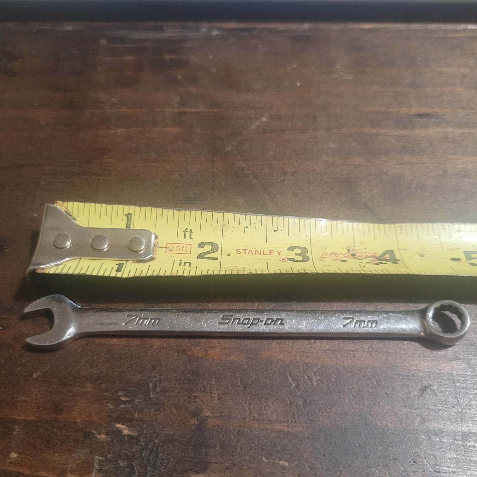 Snap-on Tools OEXM7B 7mm 12-Point Metric Combination Wrench USA