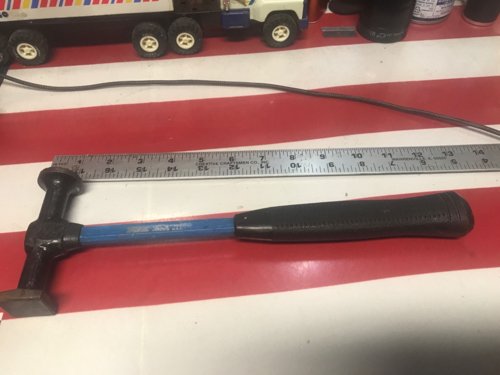 Martin tools 162 FG Auto body hammer shrinking fiberglass handle DDDD