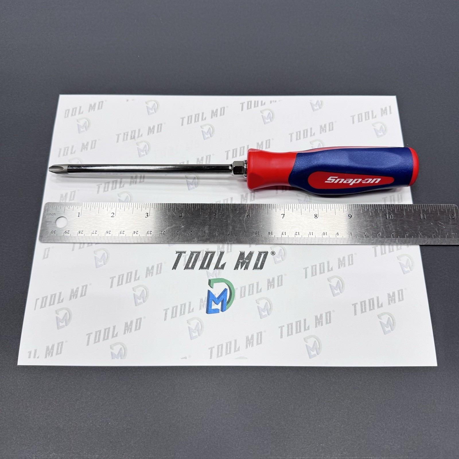 Snap-on Tools NEW RED WHITE & BLUE PHILLIPS #3 Hard Grip Screwdriver SHDP63IR