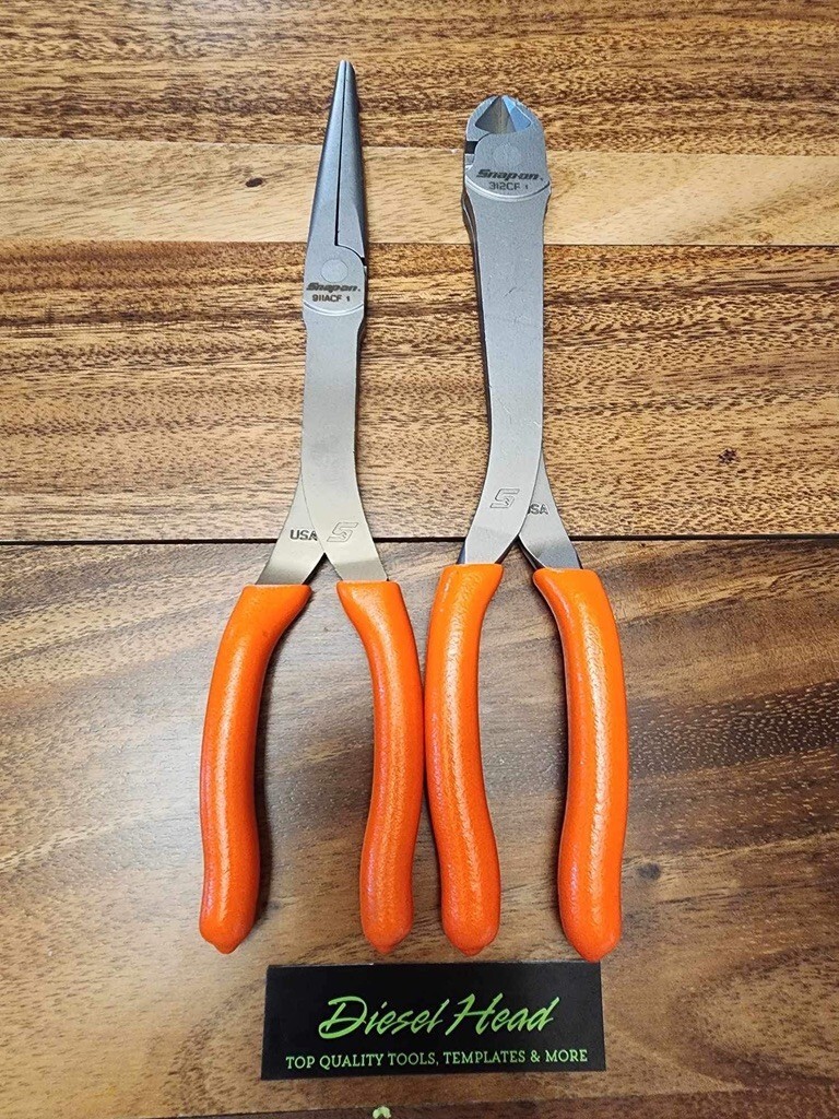 *NEW* Snap On Tools Ballin’ 21 Pc ORANGE Plier Set Free Shipping, Expedited.