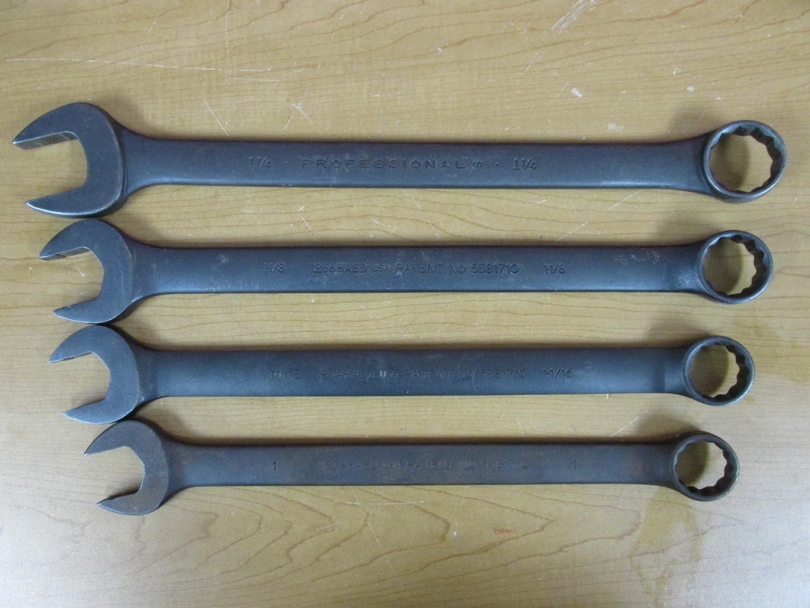 Proto Tools J1200FBASD 14pc SAE 3/8″- 1 1/4″ Black Oxide Combination Wrench Set