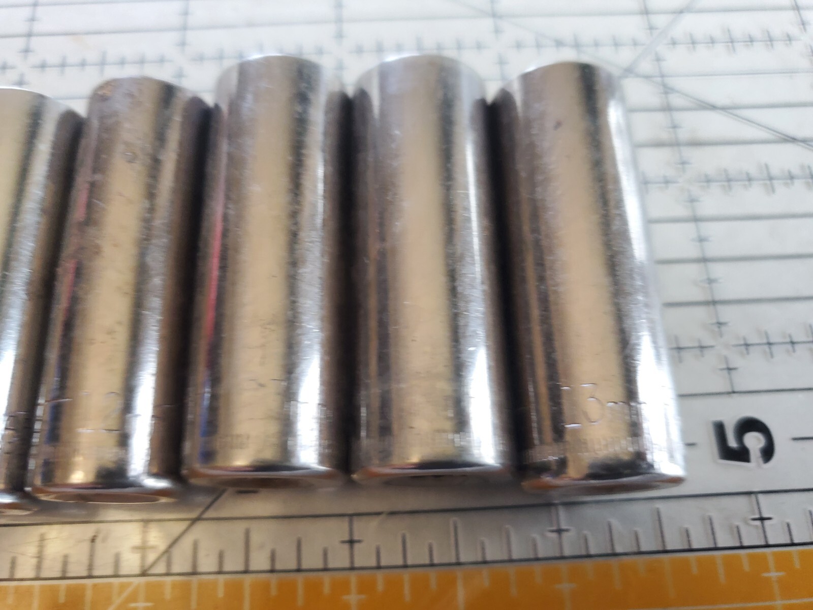 Craftsman USA 1/4″ Metric Socket Set Deep Well 6 Point Many Duplicates