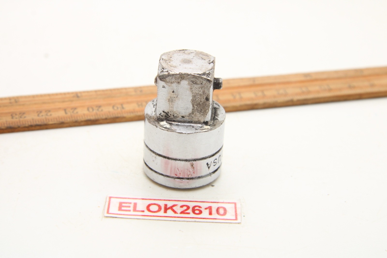Snap On LA12 1/2″ Female x 3/4″ Male Drive Chrome Locking Butt Adaptor Socket US