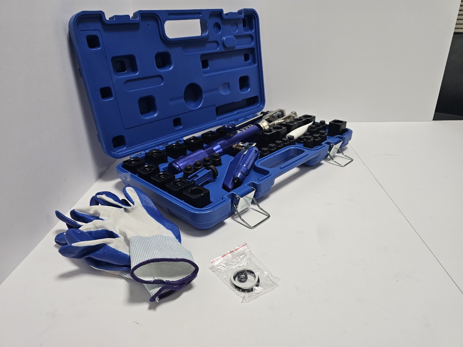 OMT Hydraulic Flaring Tool Kit 45° Single & Double Flaring Tool w Deburring Tool