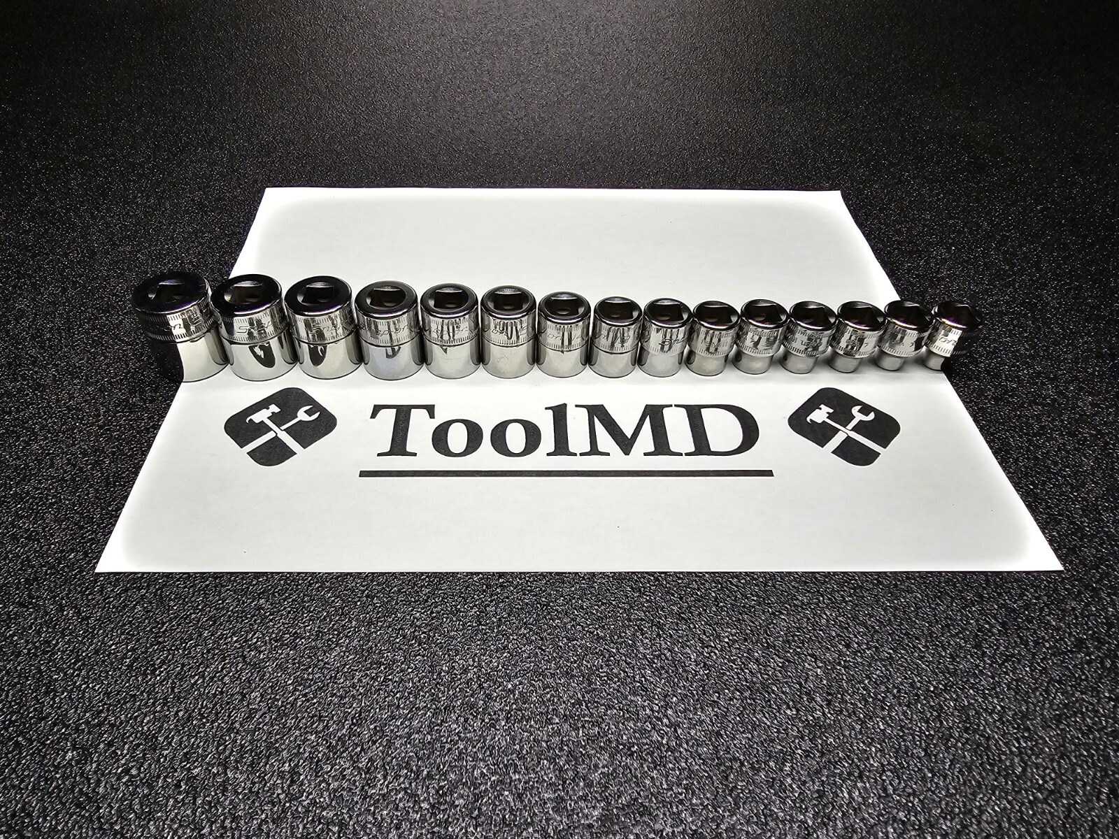 Snap-on Tools NEW 15pc 3/8 Drive METRIC Shallow 6-Point Socket BONUS Set 212FSMY