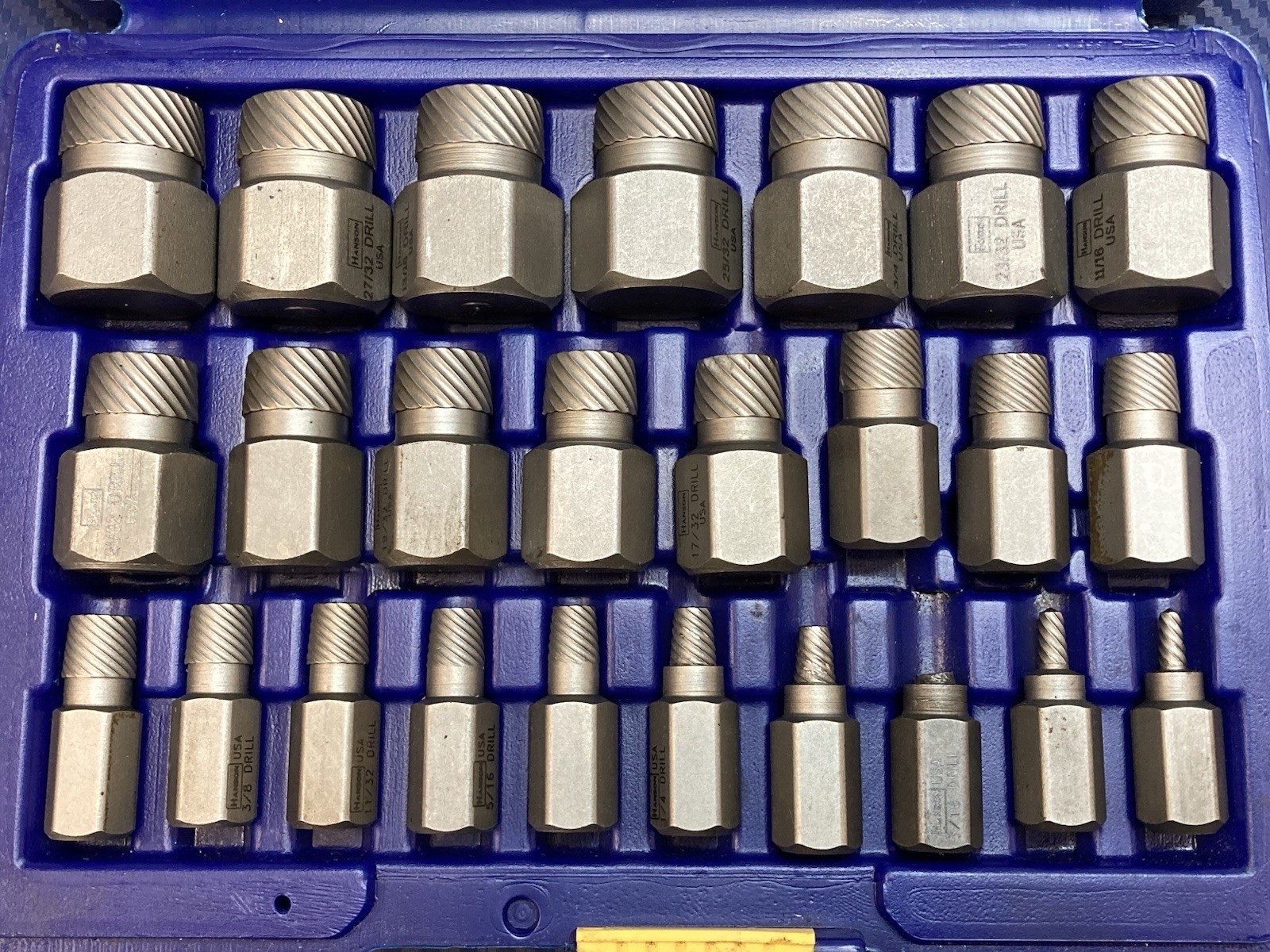 Hanson Irwin 53227 Multi-Spline Ext Set Size Range: 1/8″ – 7/8″ 25 piece set