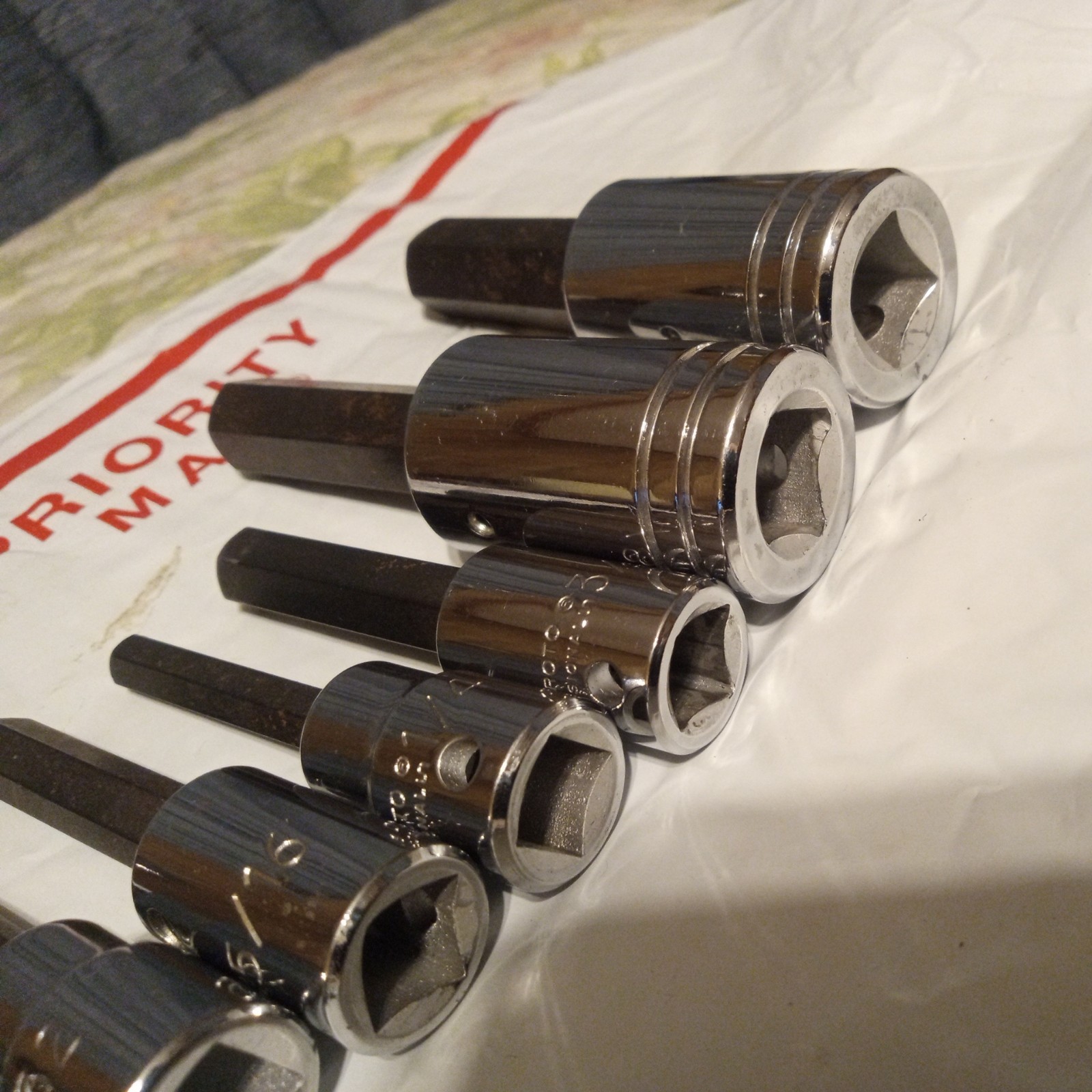 Proto professional hex socket set of 10.1/4,3/8 and 1/2″ Drive