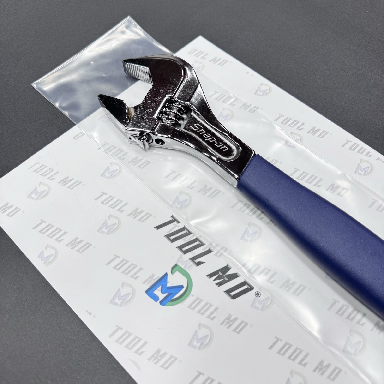 Snap-on Tools NEW 12″ POWER BLUE Flank Drive PLUS Adjustable Wrench FADH12CMB