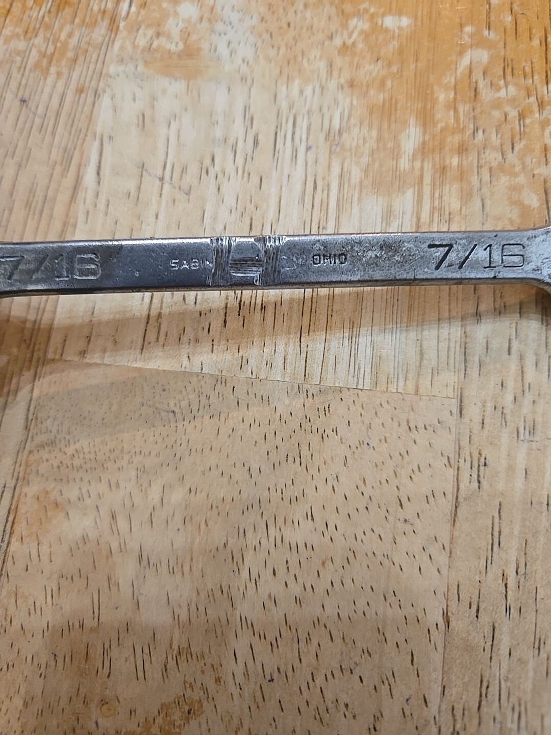 Mac Tools Sabina 7/16″ 6PT Short Chrome Combination Wrench CH14