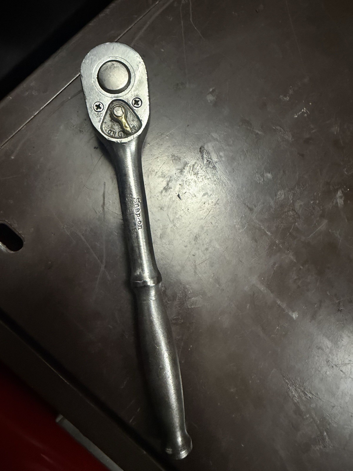 Vintage Snap On Ferret F-70N 3/8 Inch Ratchet Made In USA Good Condition Tool