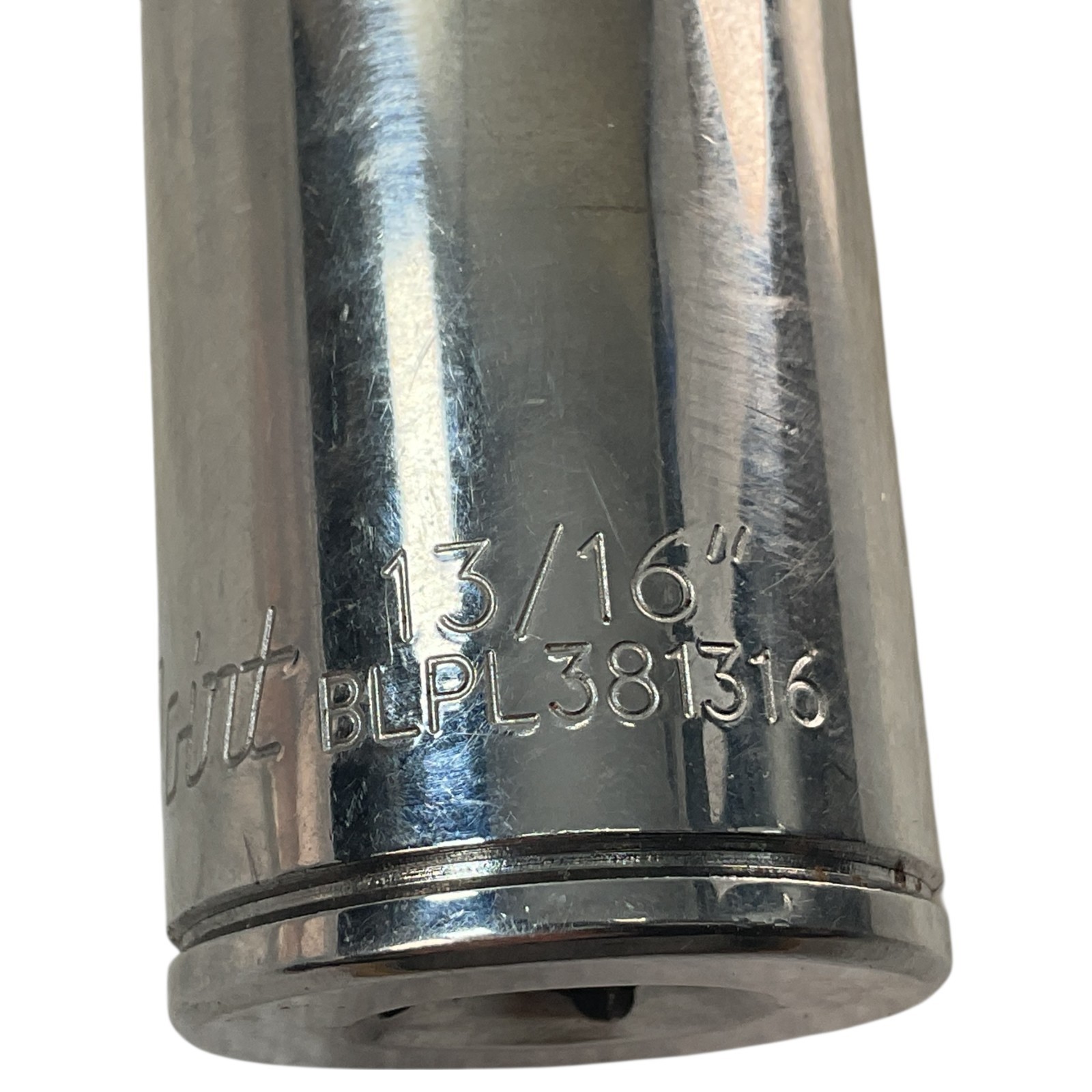 Blue-Point Deep Socket 13/16″ BLPL381316 3/8″ Drive 12 Pt Chrome As Pictured