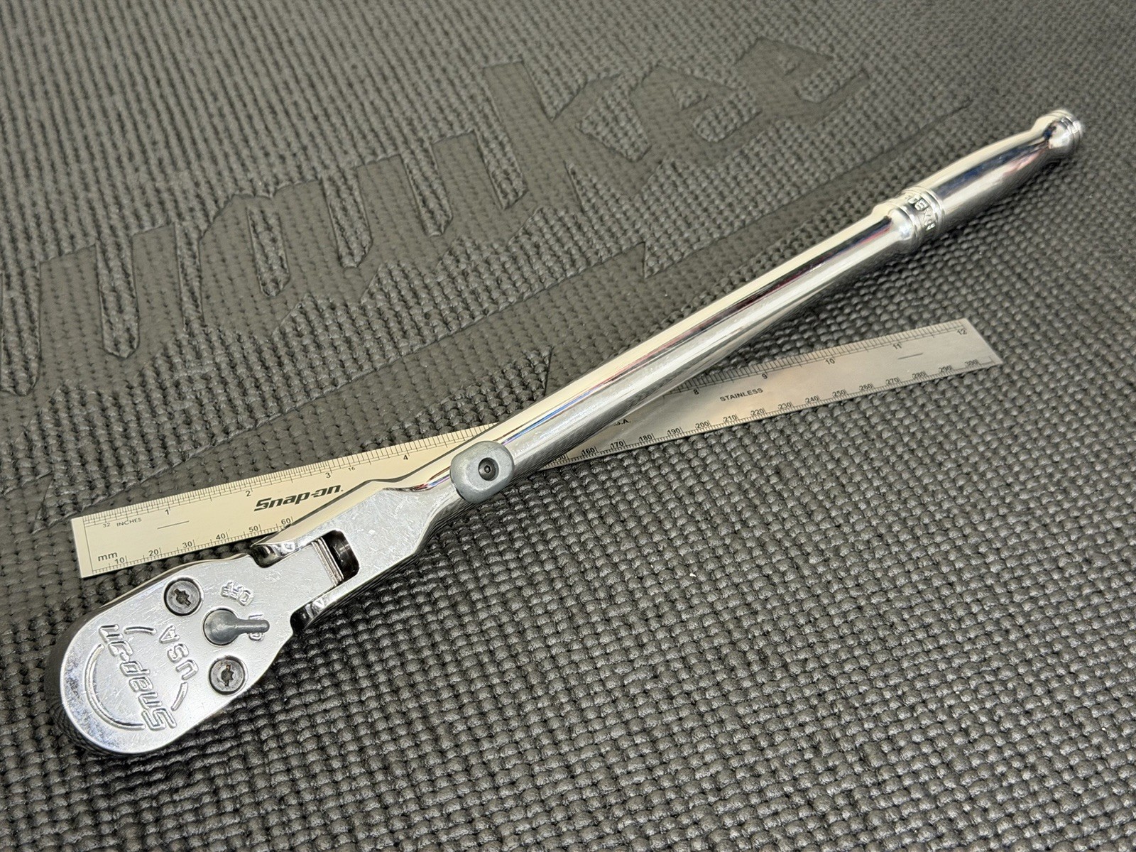 Snap-On ½» Drive Dual 80 17-5/8″ Long Flex Head Lockable Ratchet USA🇺🇸 – SX80A