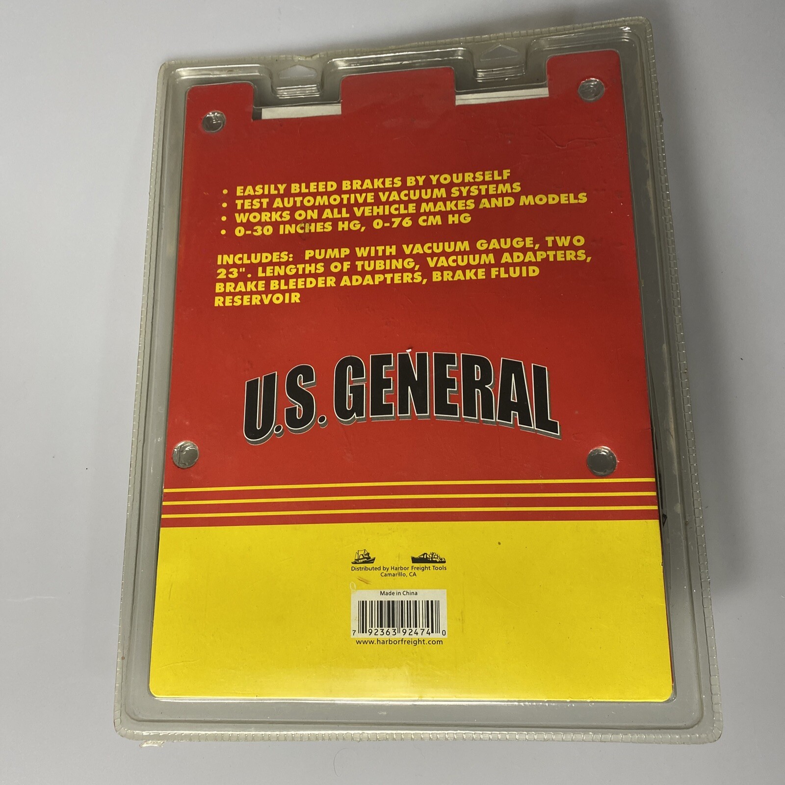 US General Brake Bleeder and Vacuum Pump | New OLD Stock | Sealed |