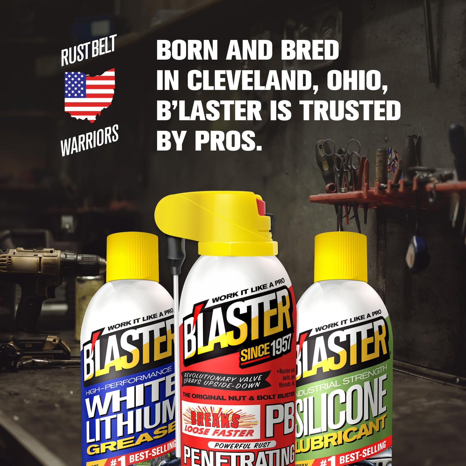 PB Blaster Penetrating Oil Spray, 11 oz Aerosol Cans (6-Pack) – Case of 6