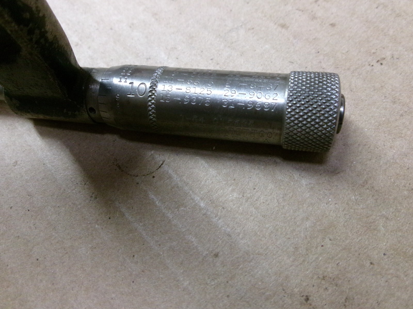 Vintage Starrett USA 3″ – 4″ Micrometer No 436