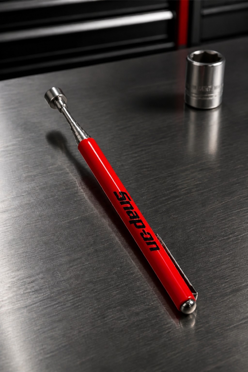 3X PROMO For Snap-on Tools MAGNETIC PICK UP TOOL TELESCOPING UP TO 21″ RED 🔴 !!